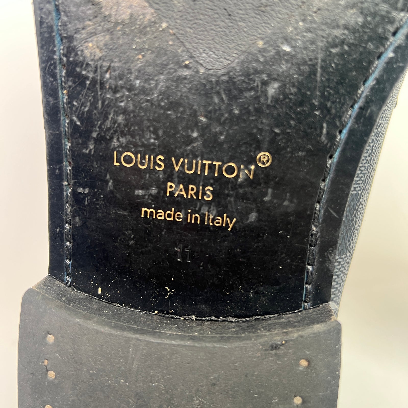 Louis Vuitton Damier Graphite Major Loafers