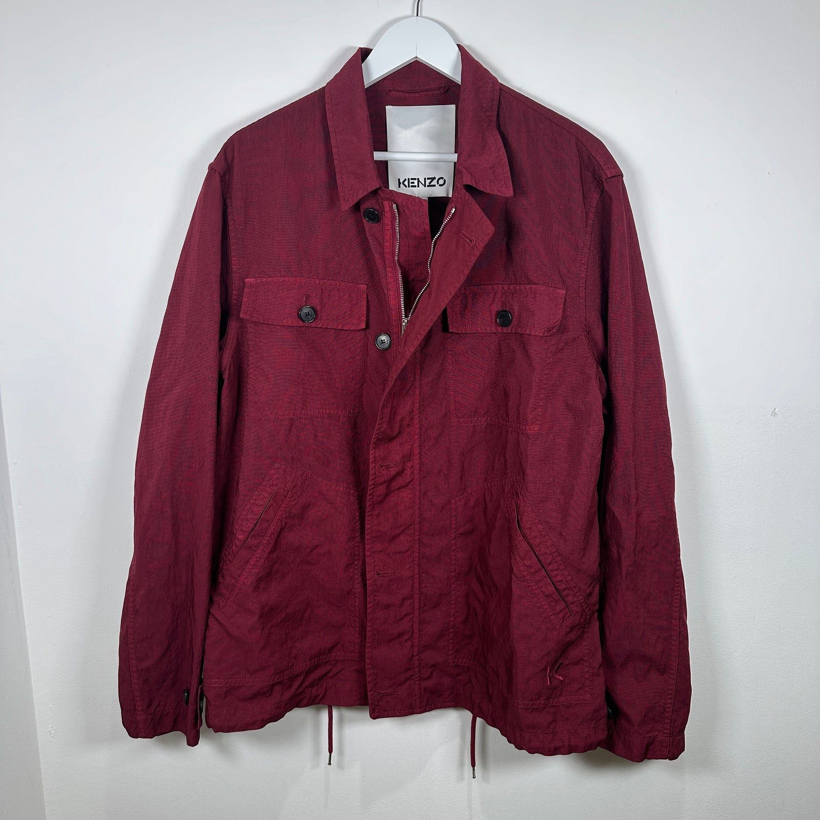 Kenzo Burgundy Field Jacket Size M