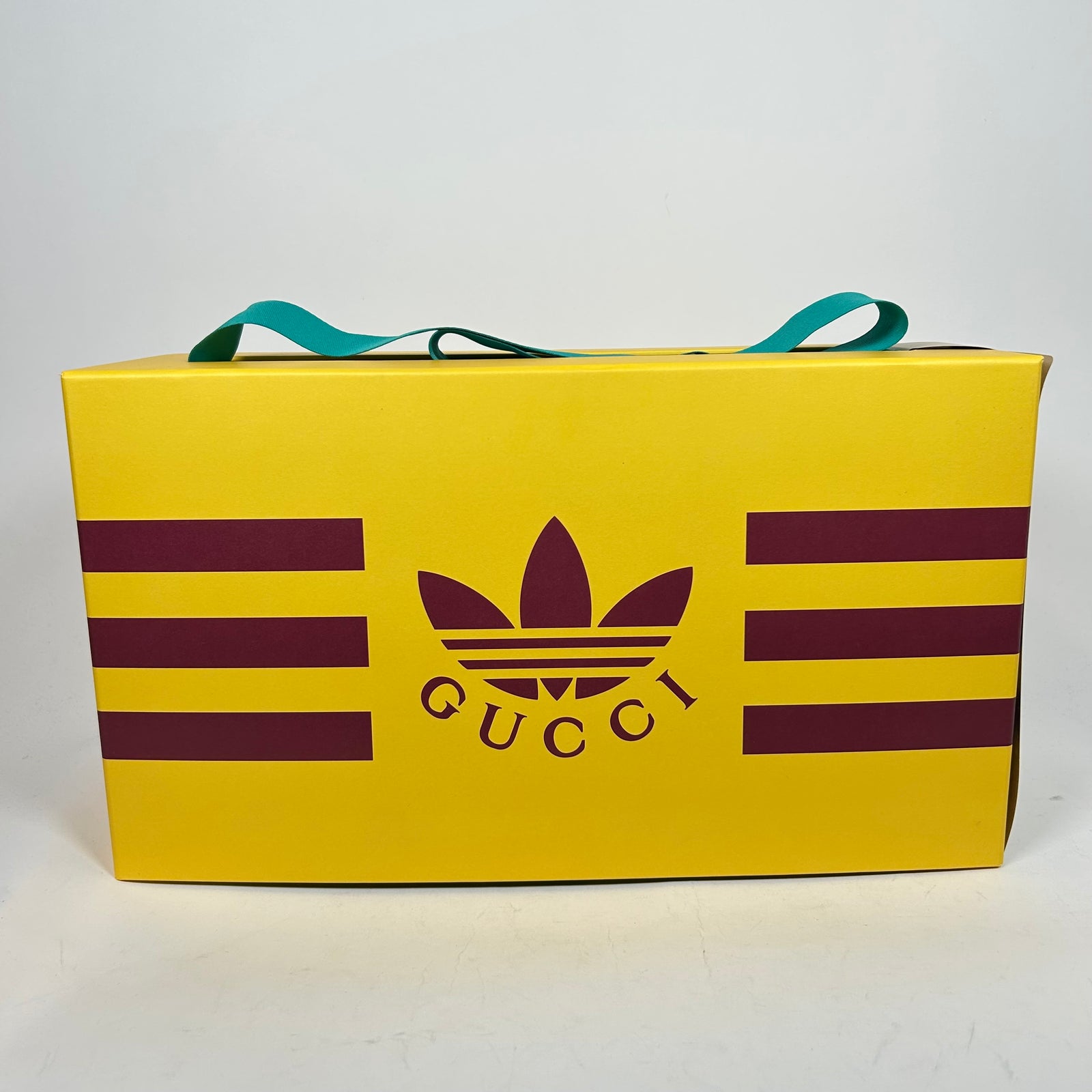 Gucci x Adidas Green GG Platform Sandals Size 38