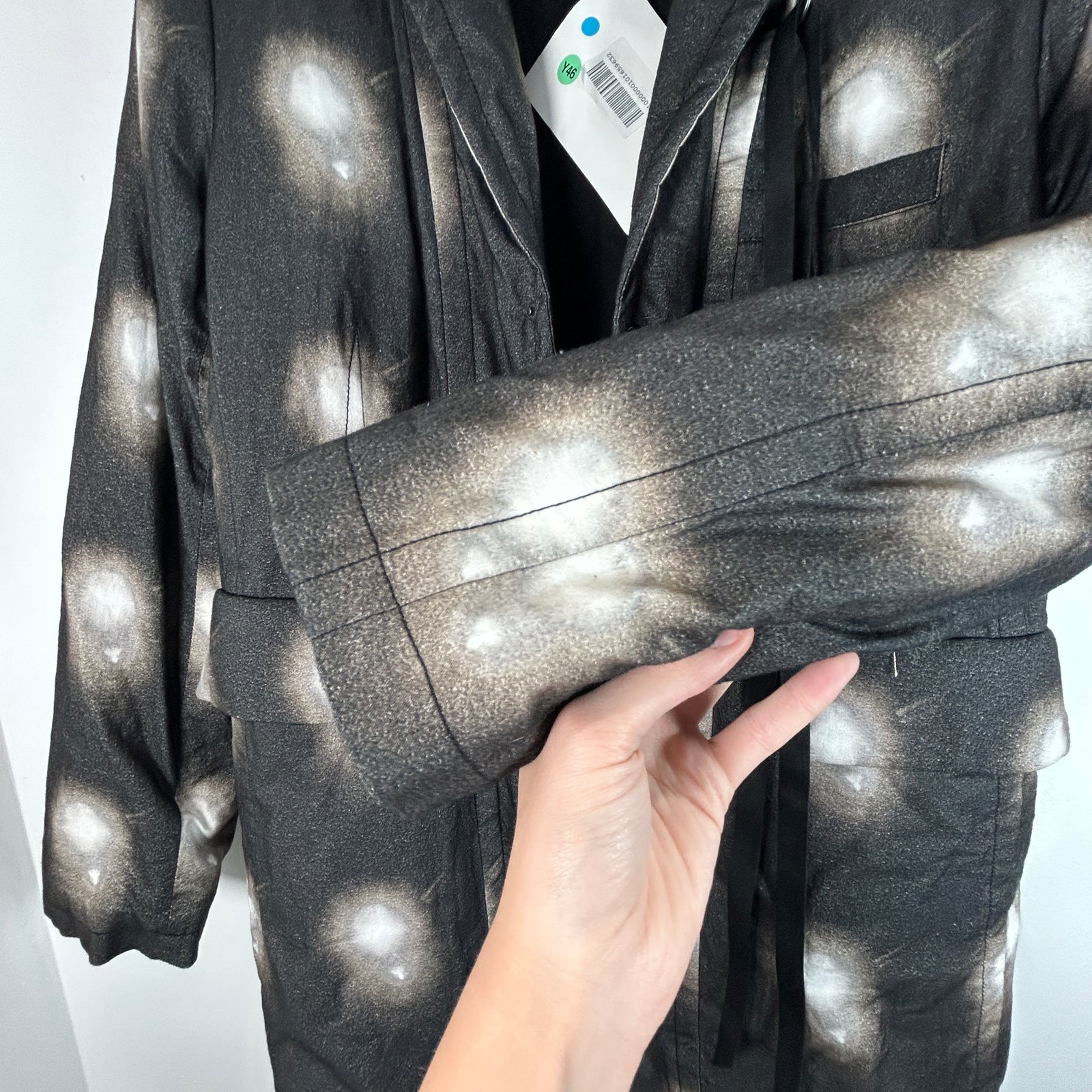 Ann Demeulemeester Sublimated Over Coat Size M
