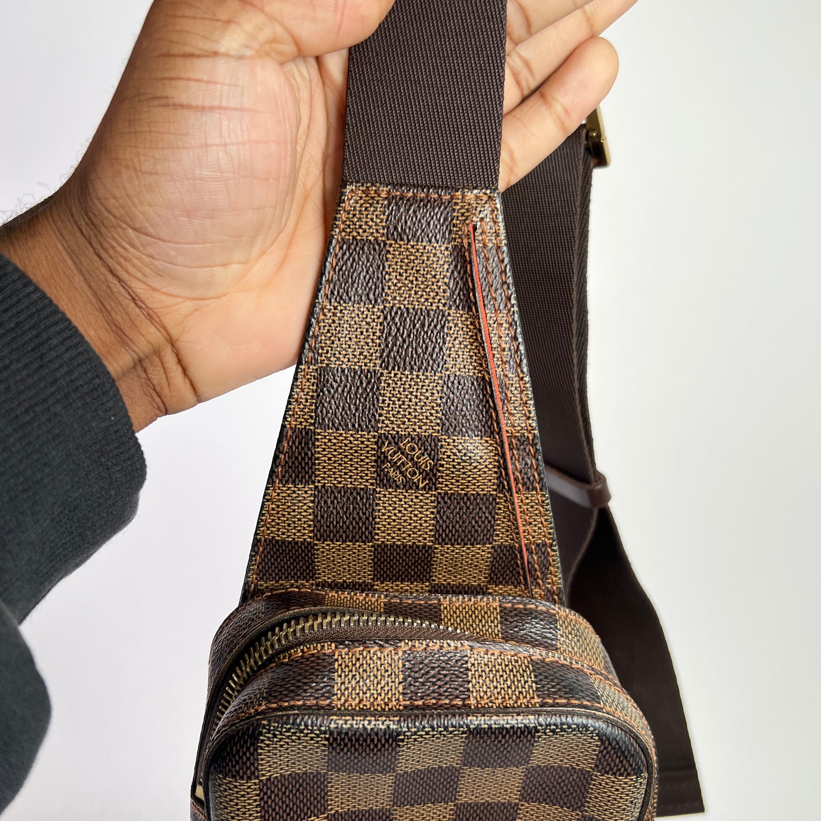 Louis Vuitton Damier Ebene Geronimos Sling Bag