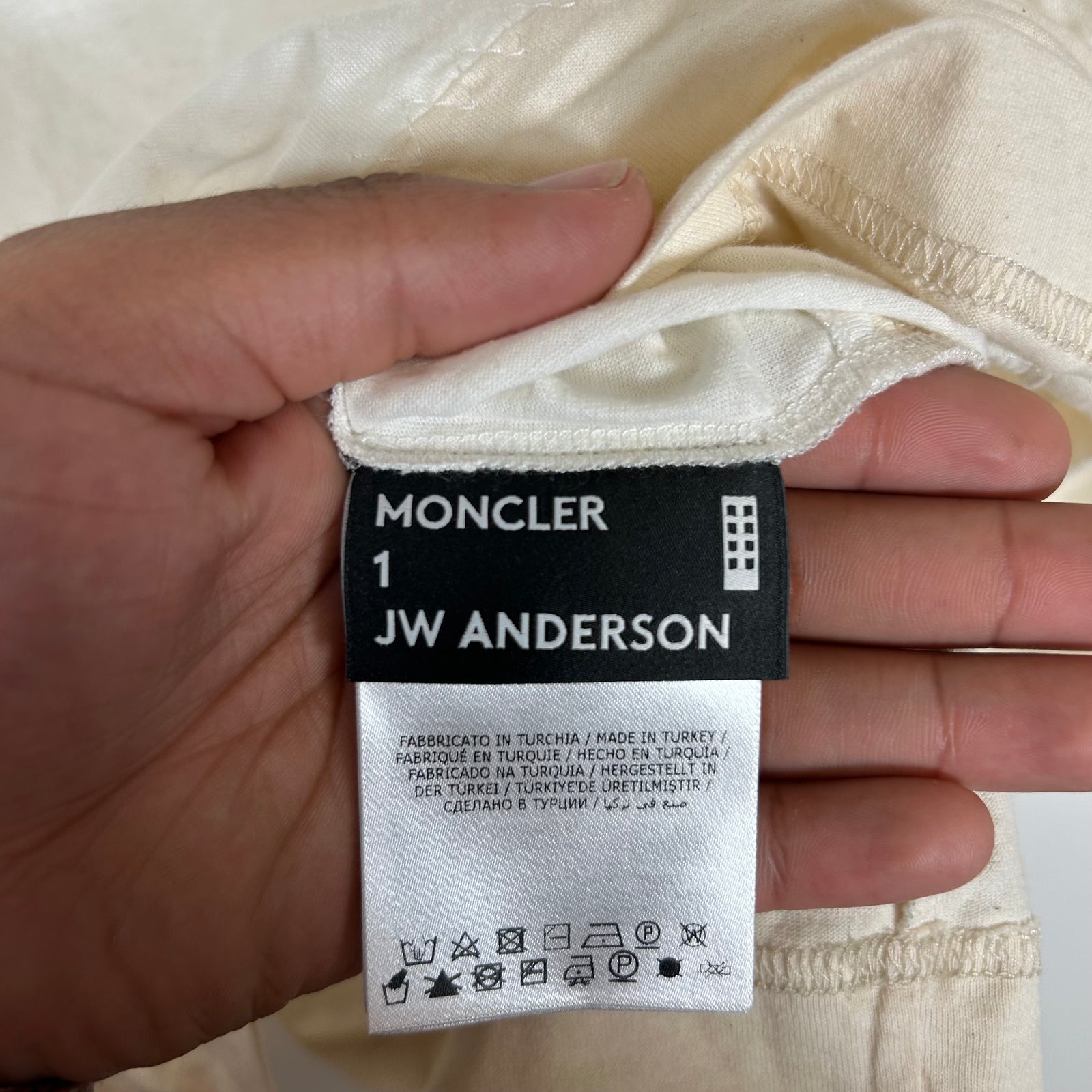 Moncler Genius x JW Anderson Stripe Patch Tee Size XXL