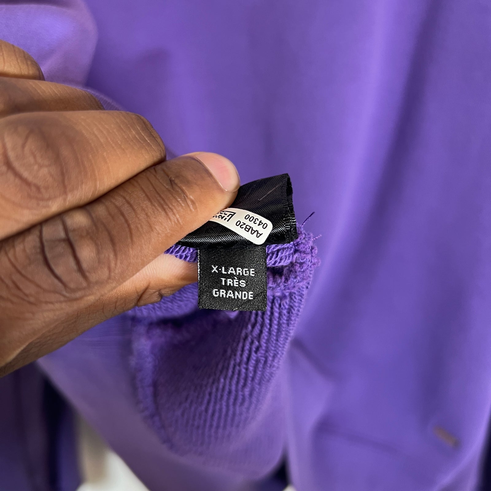 Amiri Purple Beverly Hills Exclusive Hoodie Size XL