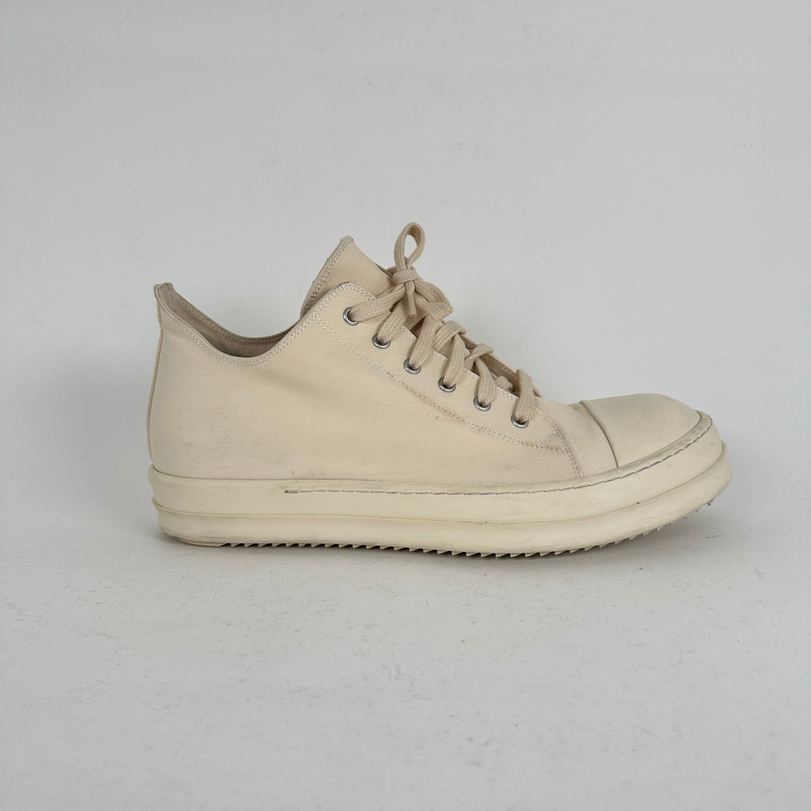 Rick Owens Milk Low Top Ramones Size 44
