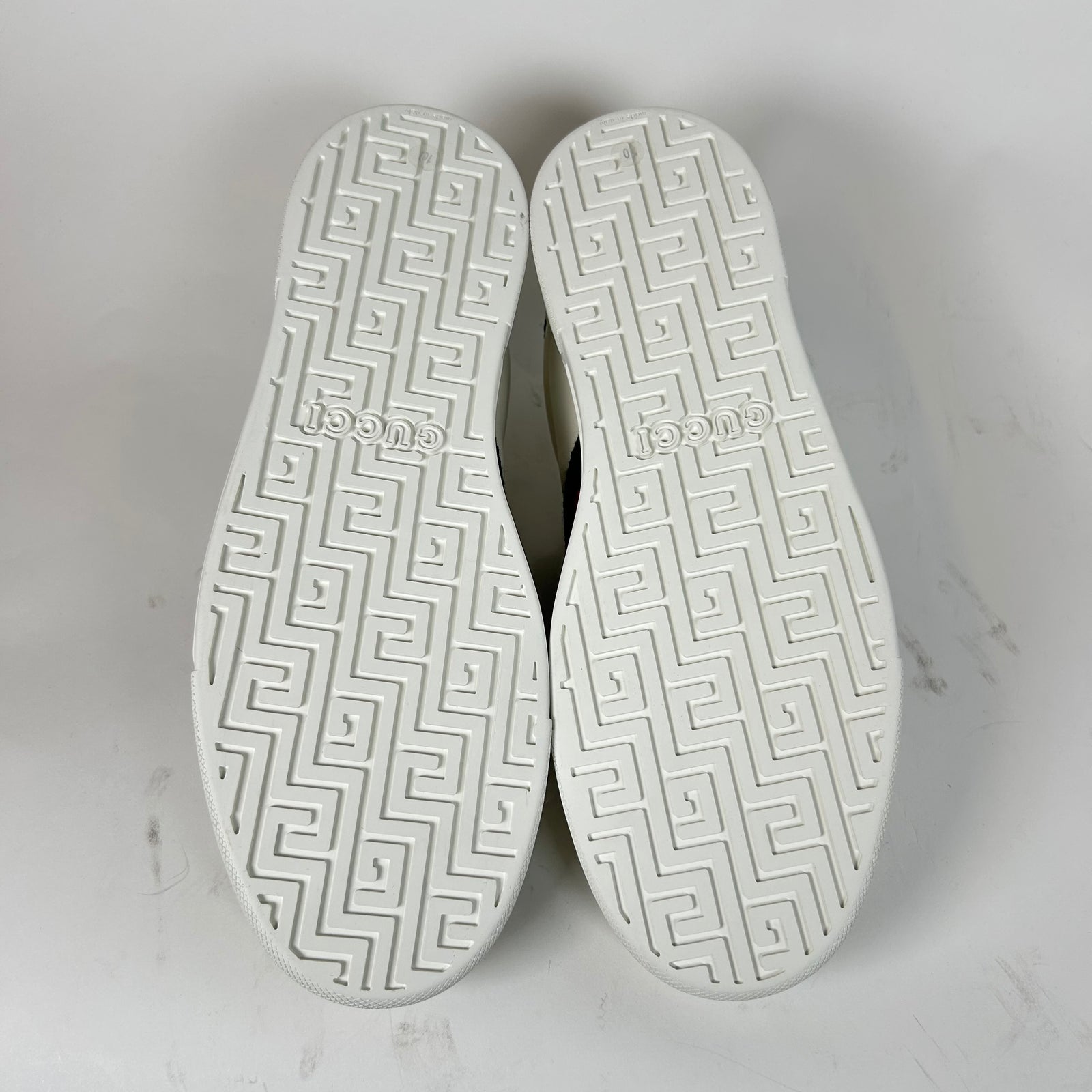 Gucci White Web Ace Sneaker Size GG 10