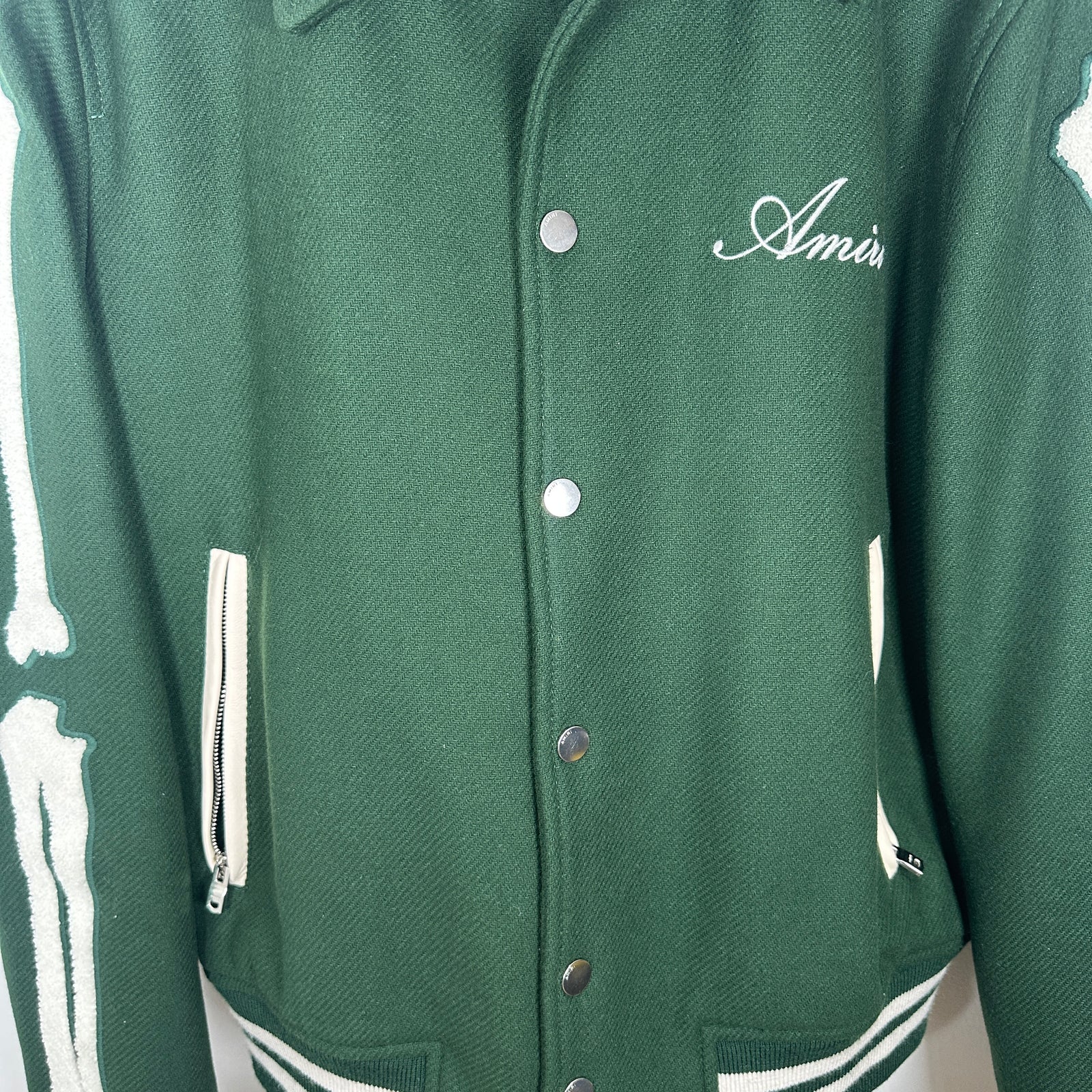Amiri Bone Varsity Green Size L