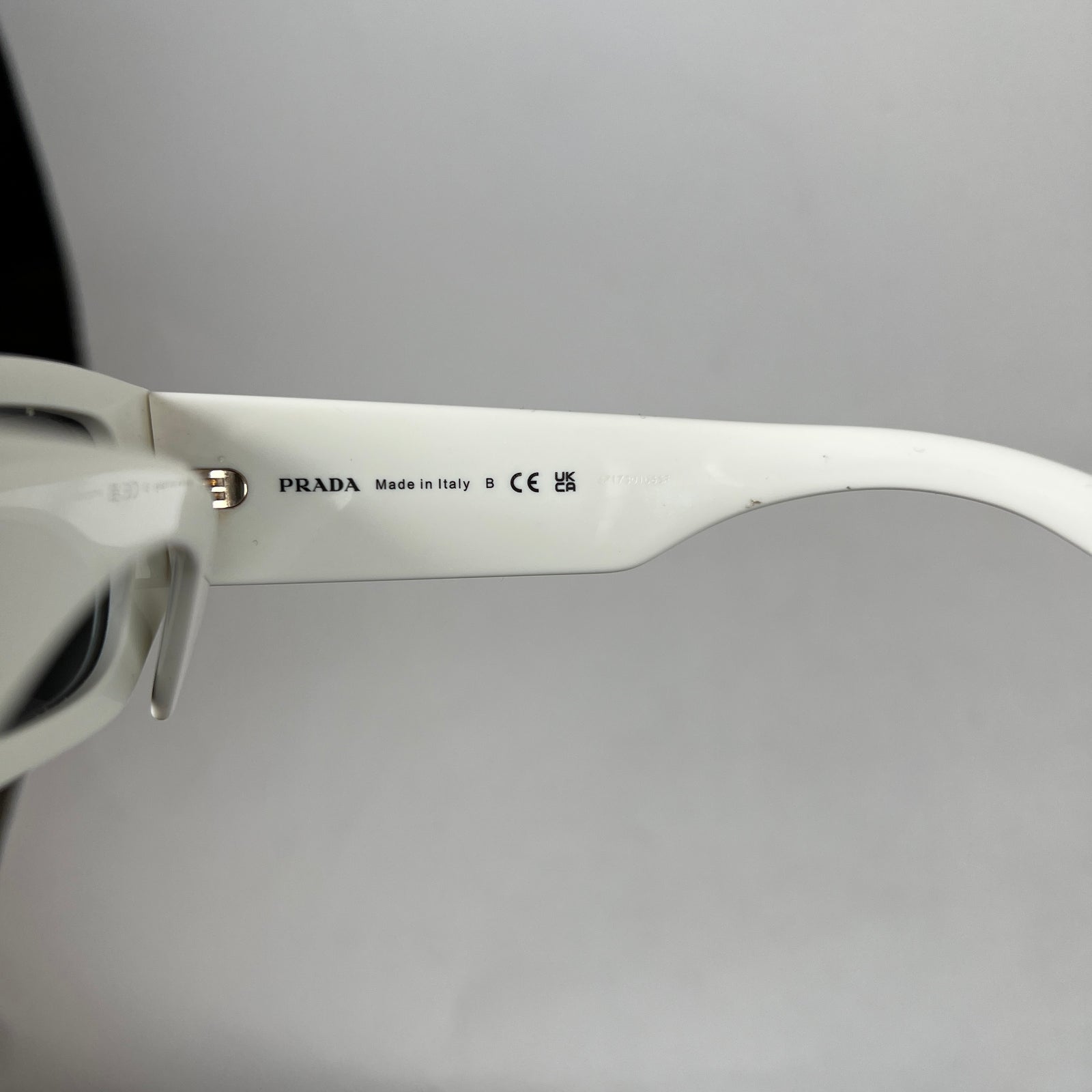 Prada White Symbole Sunglasses