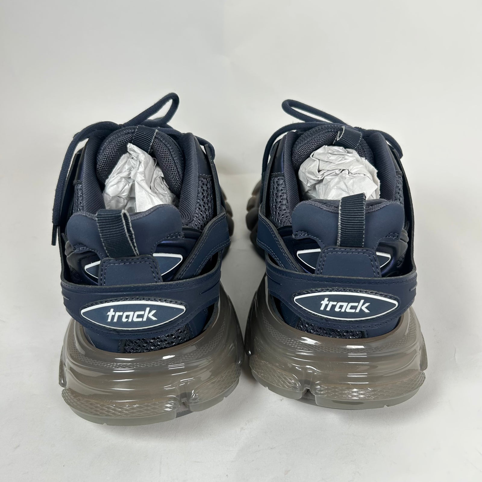 Balenciaga Navy/Grey Track Sneaker Size 42