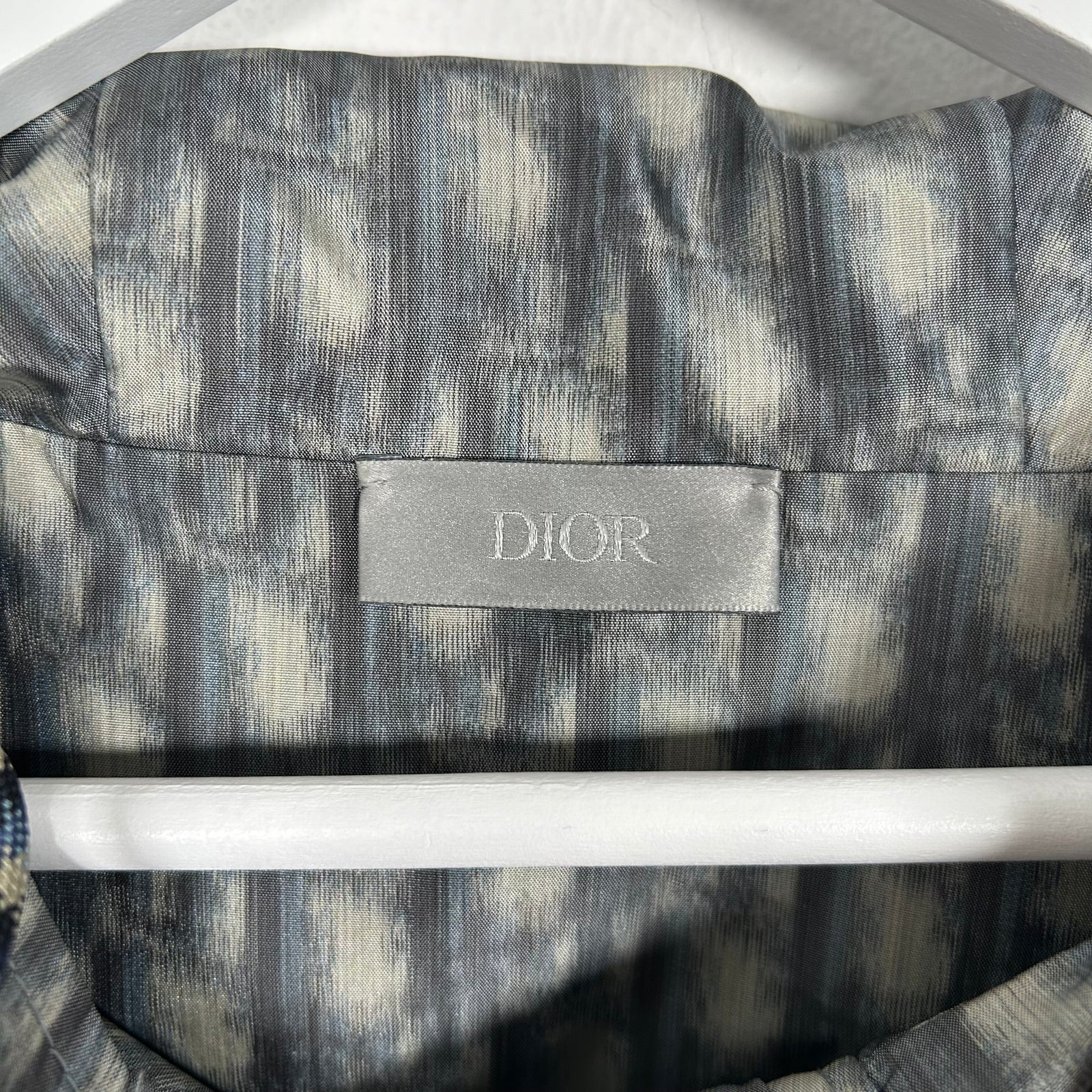 Dior x Shawn Stussy Blurred Oblique Anorak Jacket Size XL