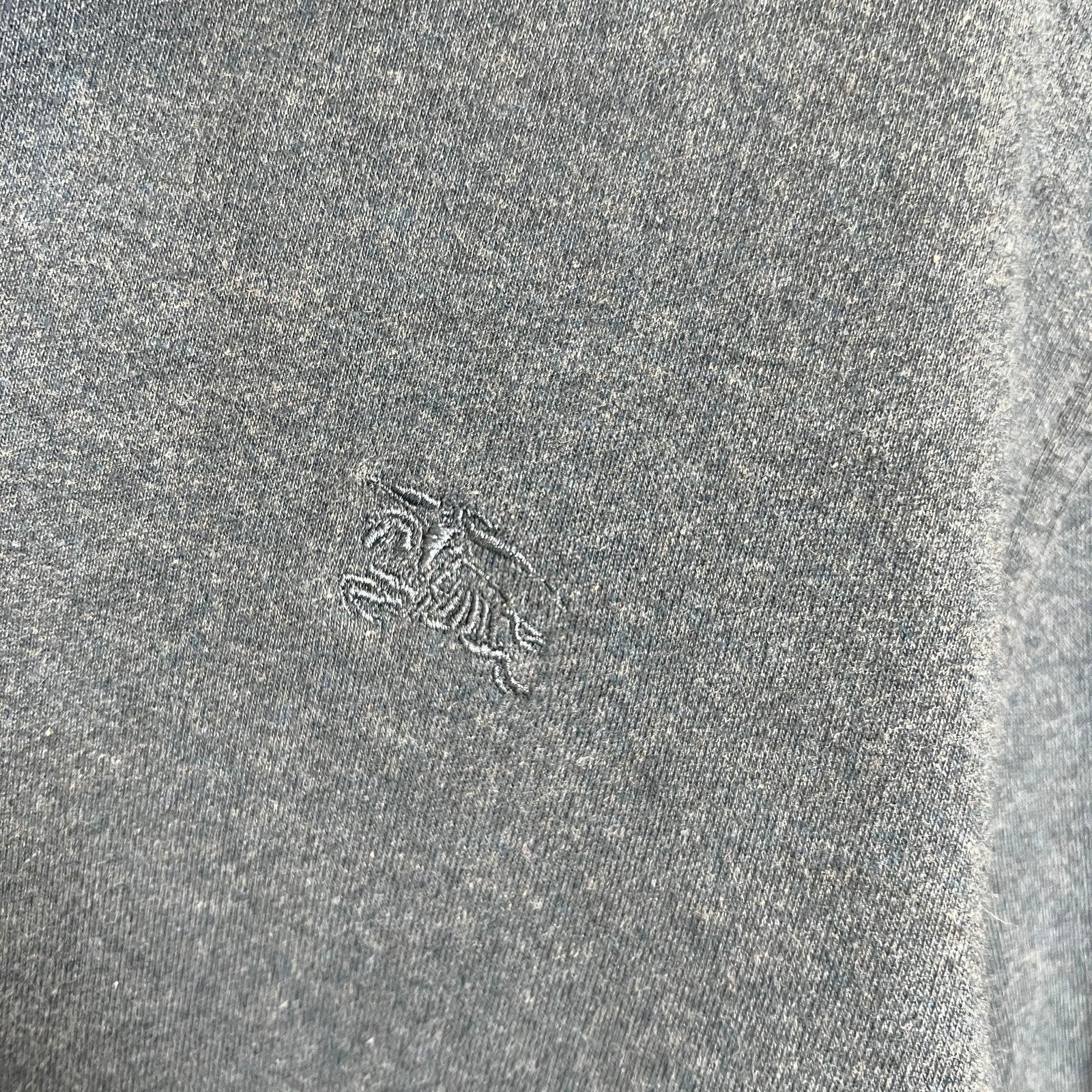 Burberry 1/4 Zip Navy Fleece XXL