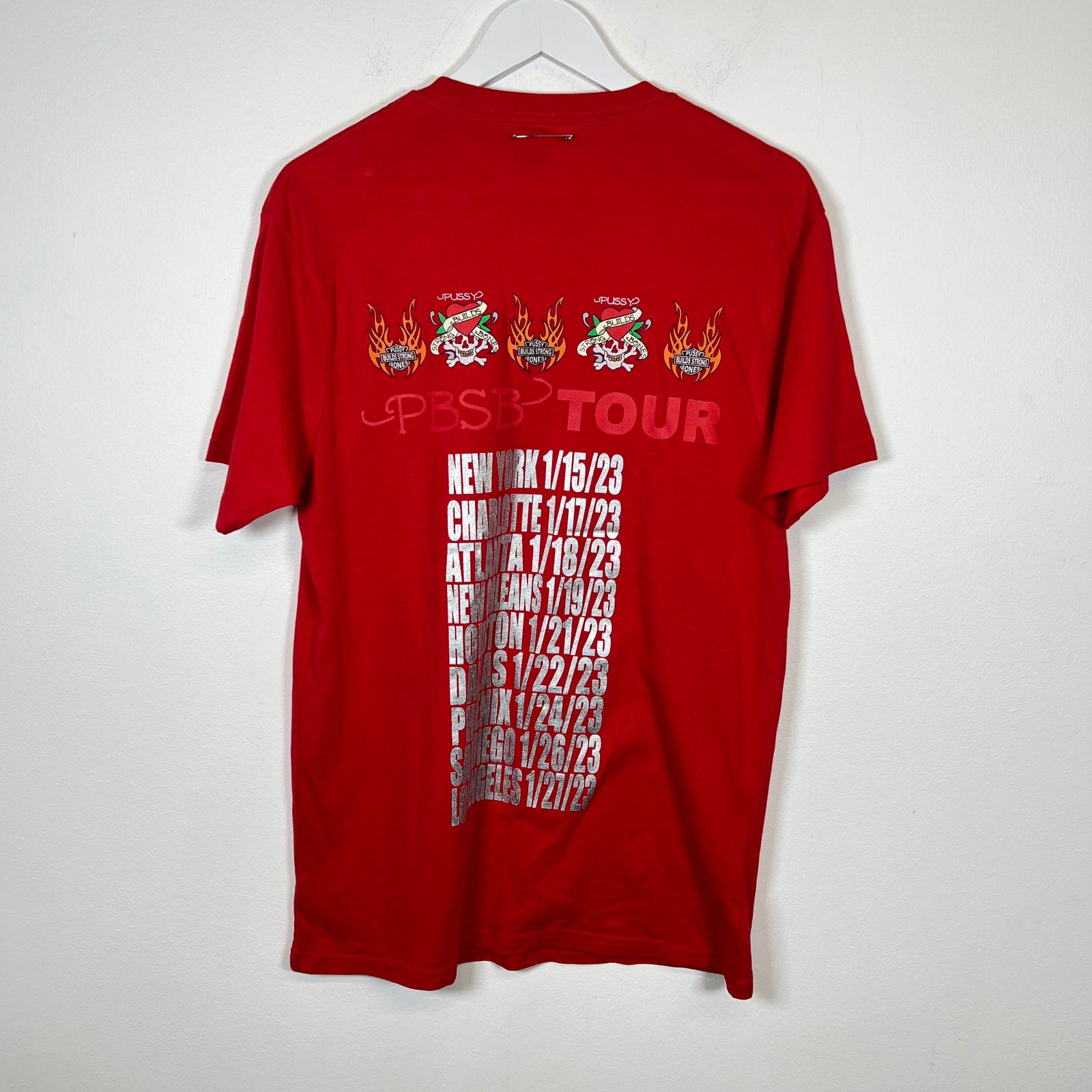 La Ropa Red PBSB T-shirt Size M