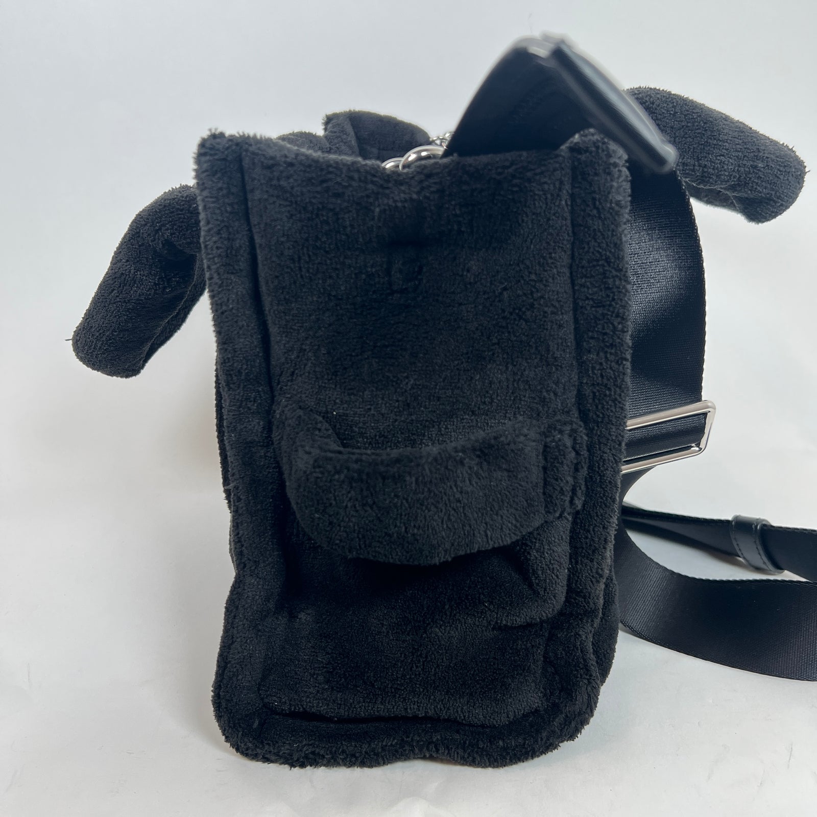 Marc Jacobs Black The Terry Medium Tote Bag