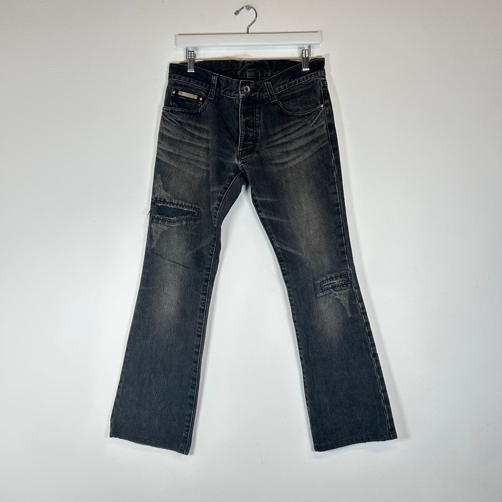 5351 Pour Les Hommes Black Repair Jeans Size 30