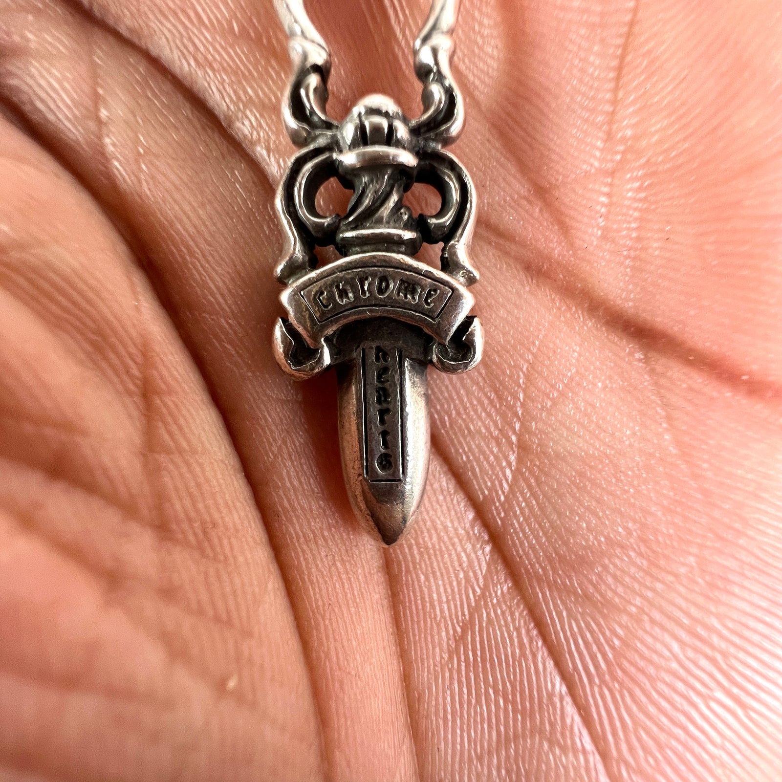 Chrome Hearts Zipper Dagger Pendent