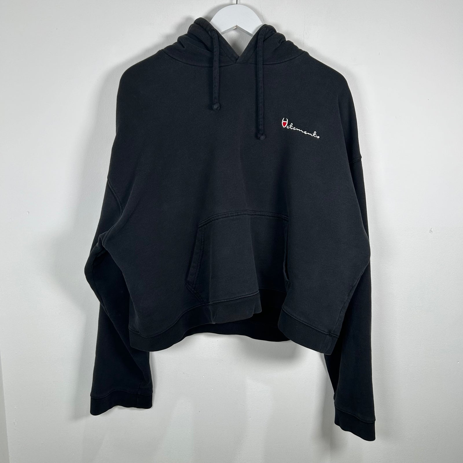 Vetements Reversible Metal Logo Hoodie Size M