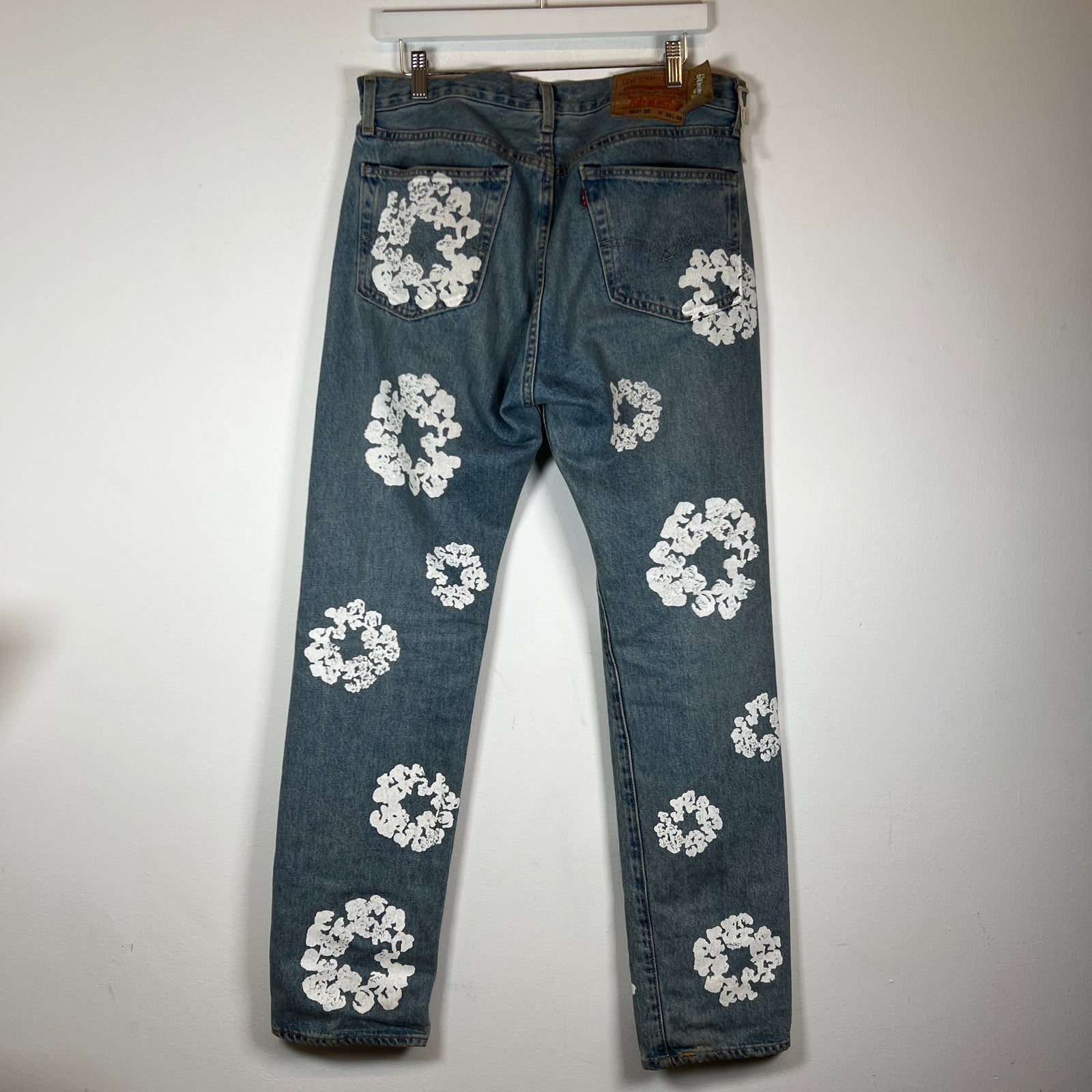 Denim Tears Lightwash Wreath Denim Jeans Size 32