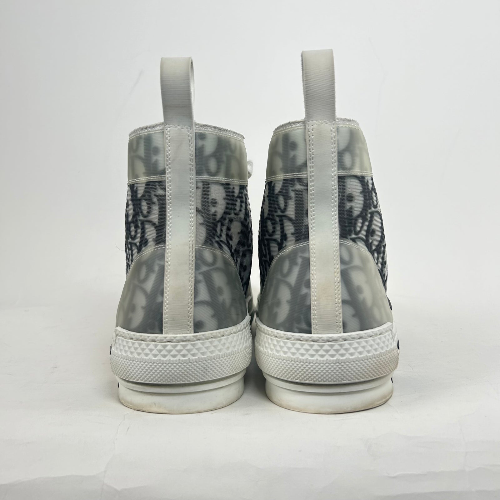 Dior B23 Black/White High Top Sneaker Size 44