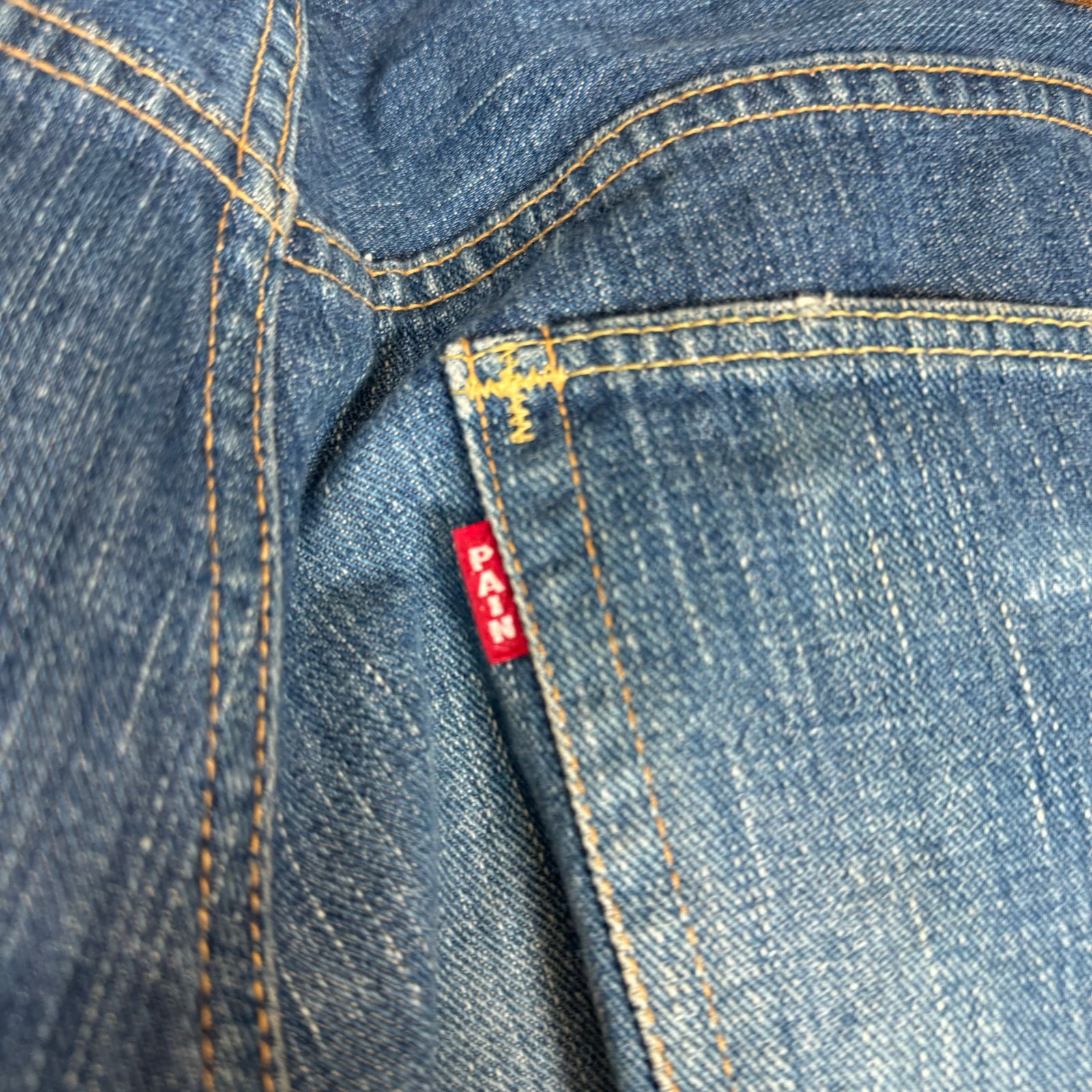 Number (N)ine Kurt Cobain Denim Patch Jeans Size 4x32