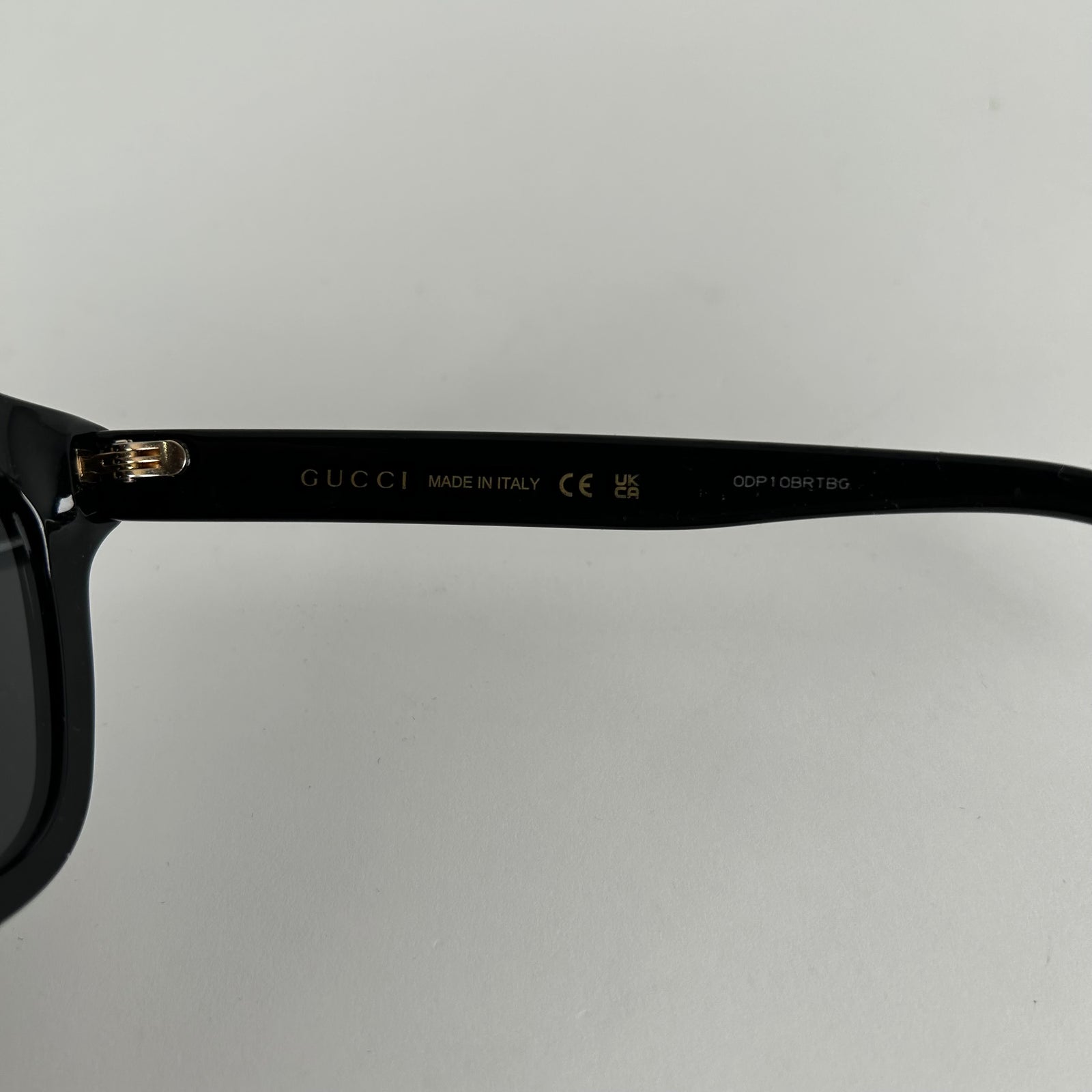 Gucci Black GG Square Sunglasses