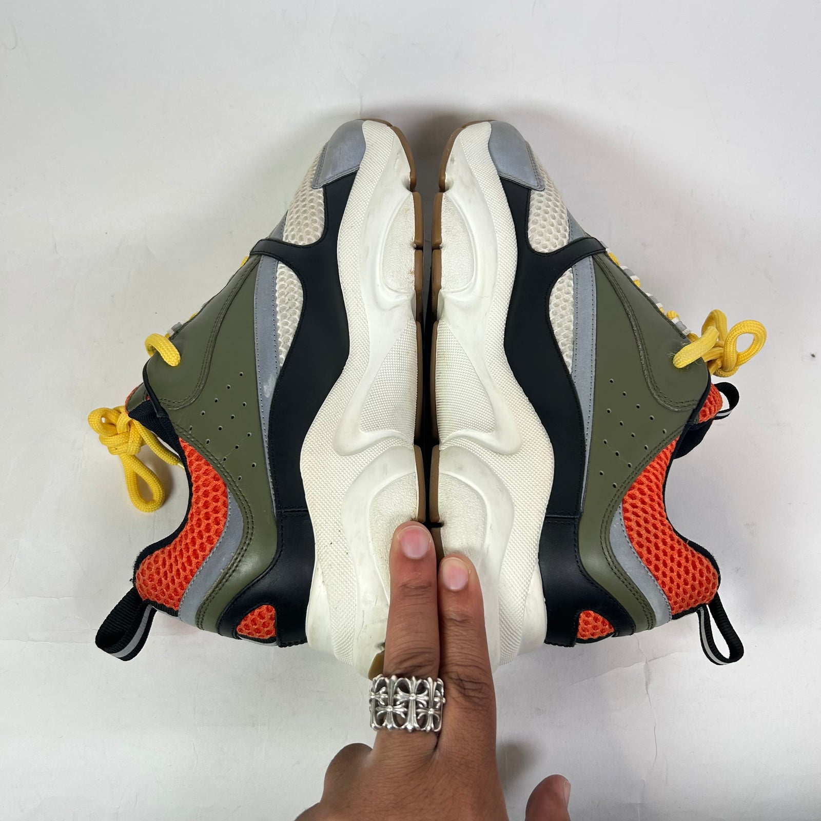 Dior x Peter Doig B22 Olive/Orange Sneaker