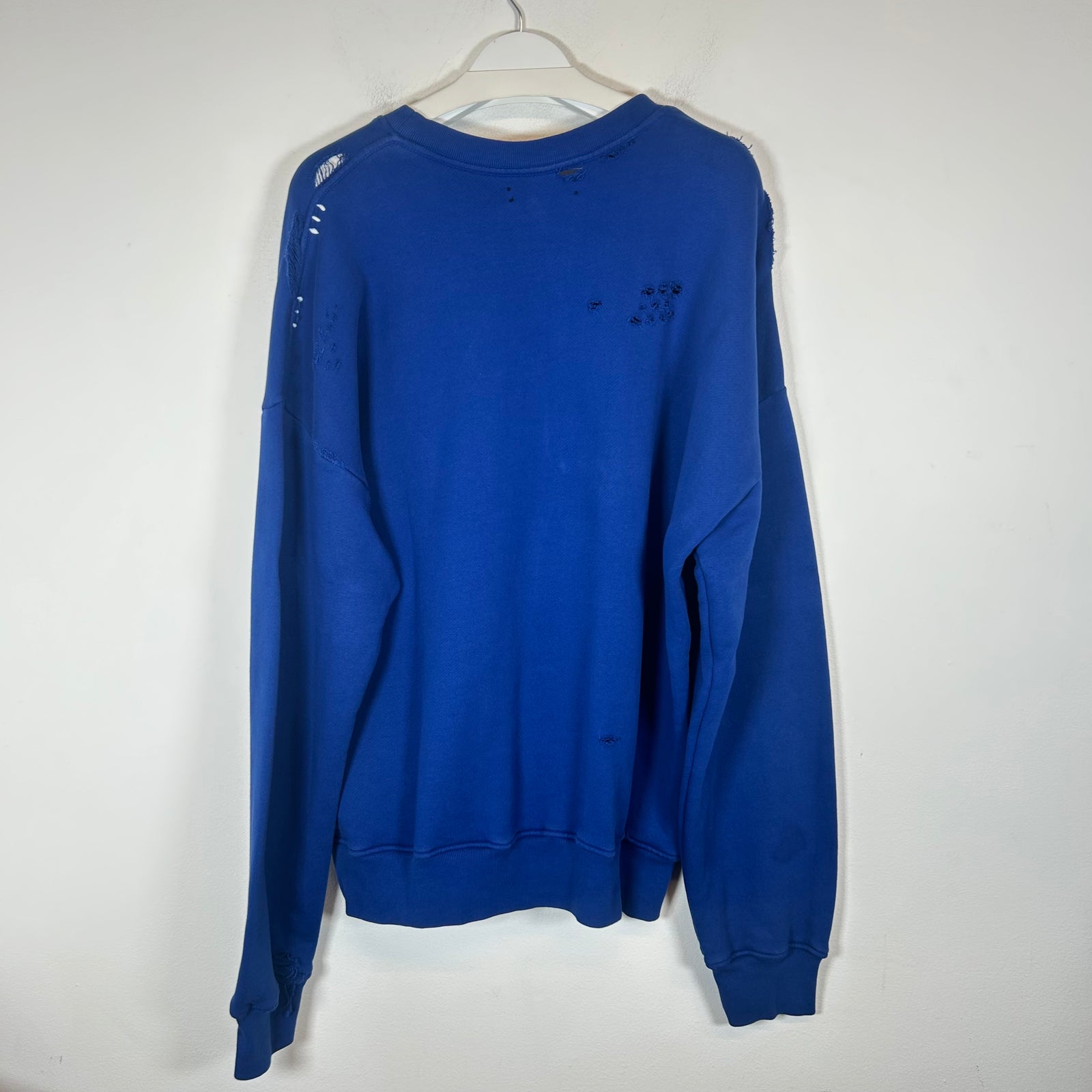 Amiri Blue Hollywood Demons Crewneck Size XL
