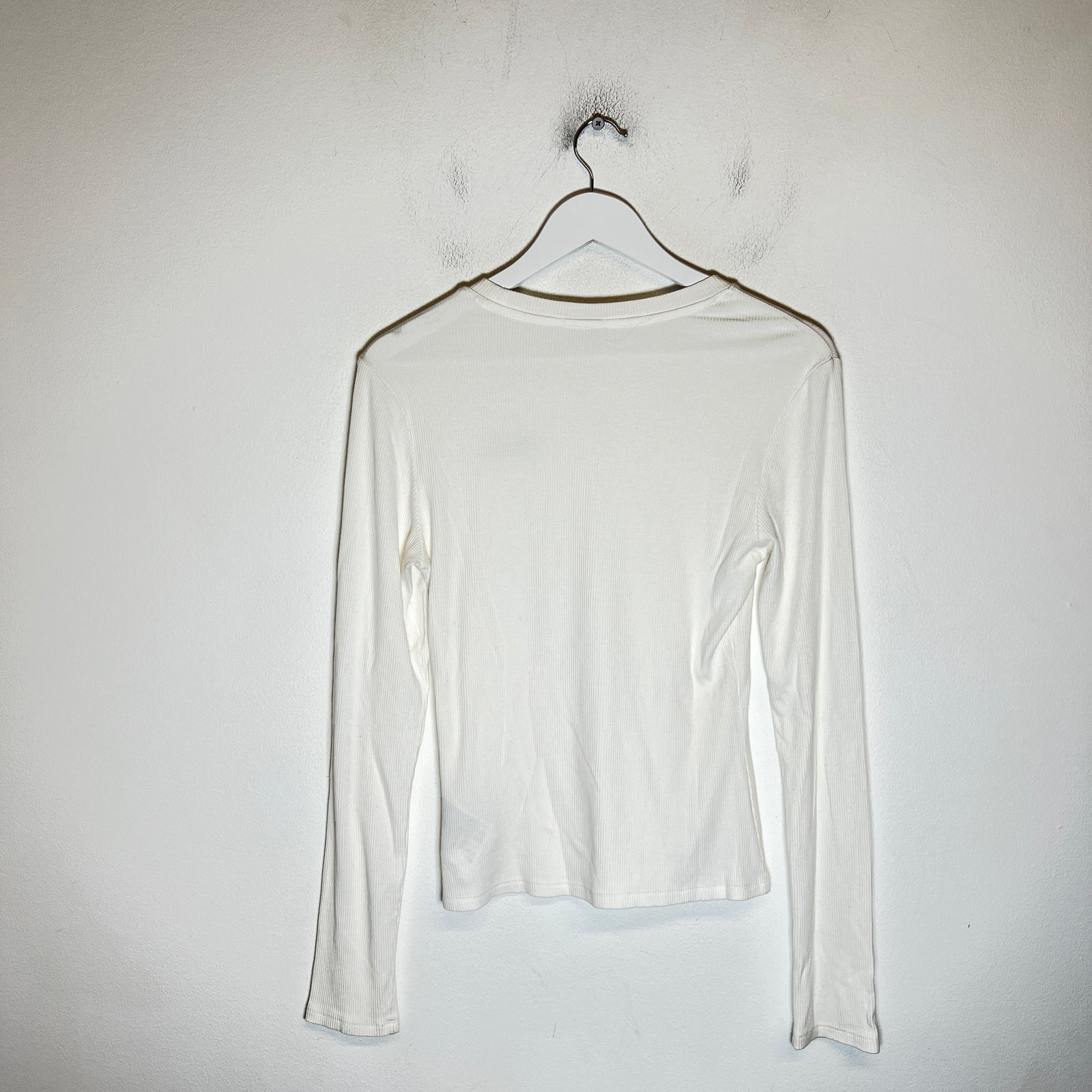 Miu Miu Ribbed Knit Longsleeve Shirt Size L