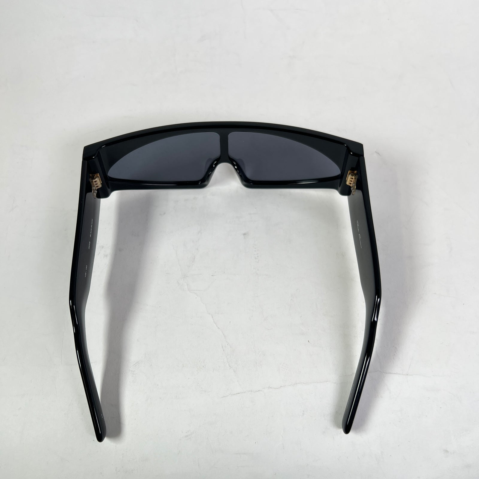 Rick Owens Black Gene Sunglasses