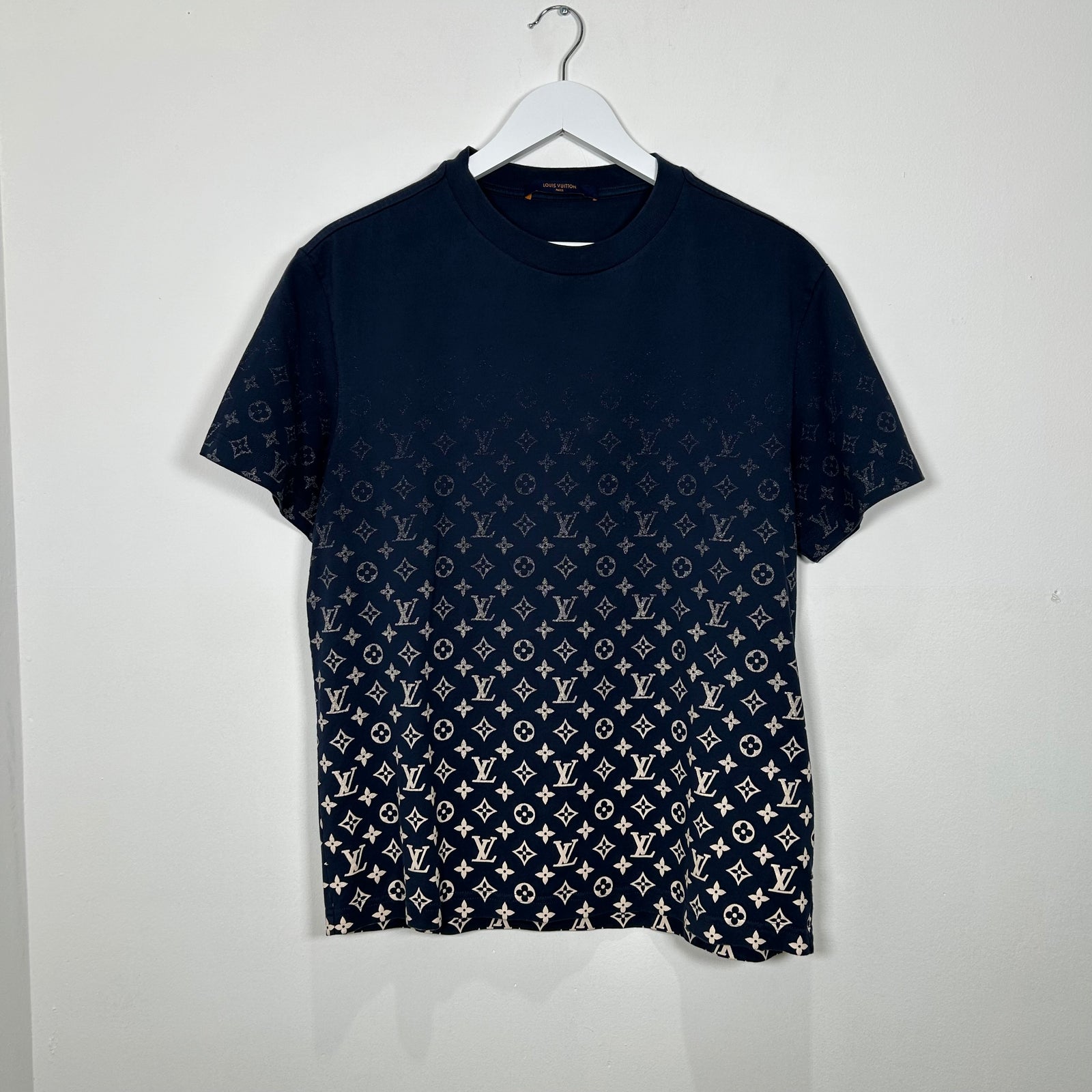 Louis Vuitton Navy / Cream Monogram T-Shirt Size M
