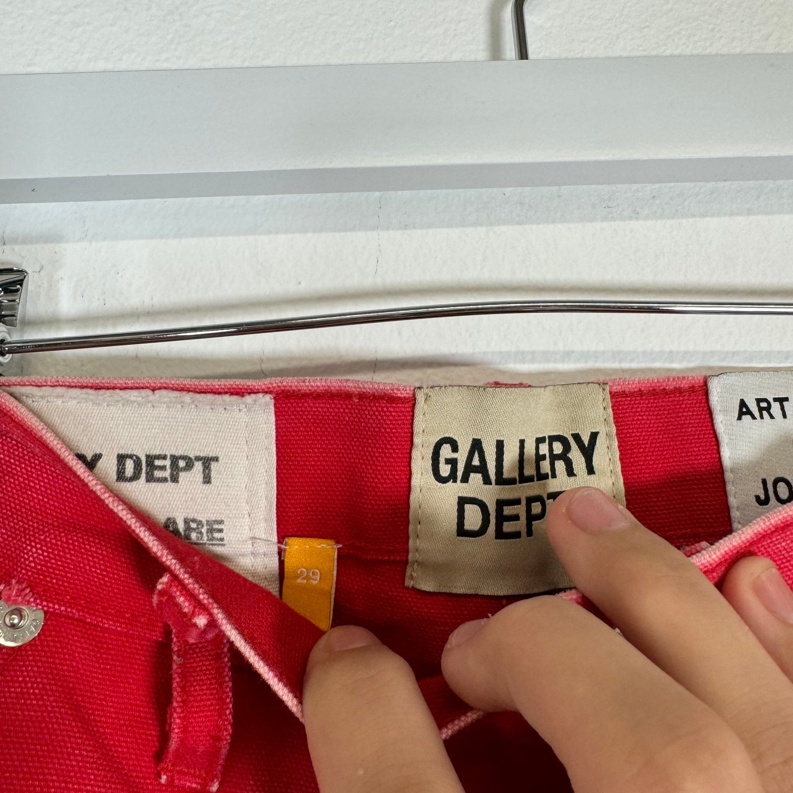 Gallery Dept Red Carpenter Flare Pants Size 29