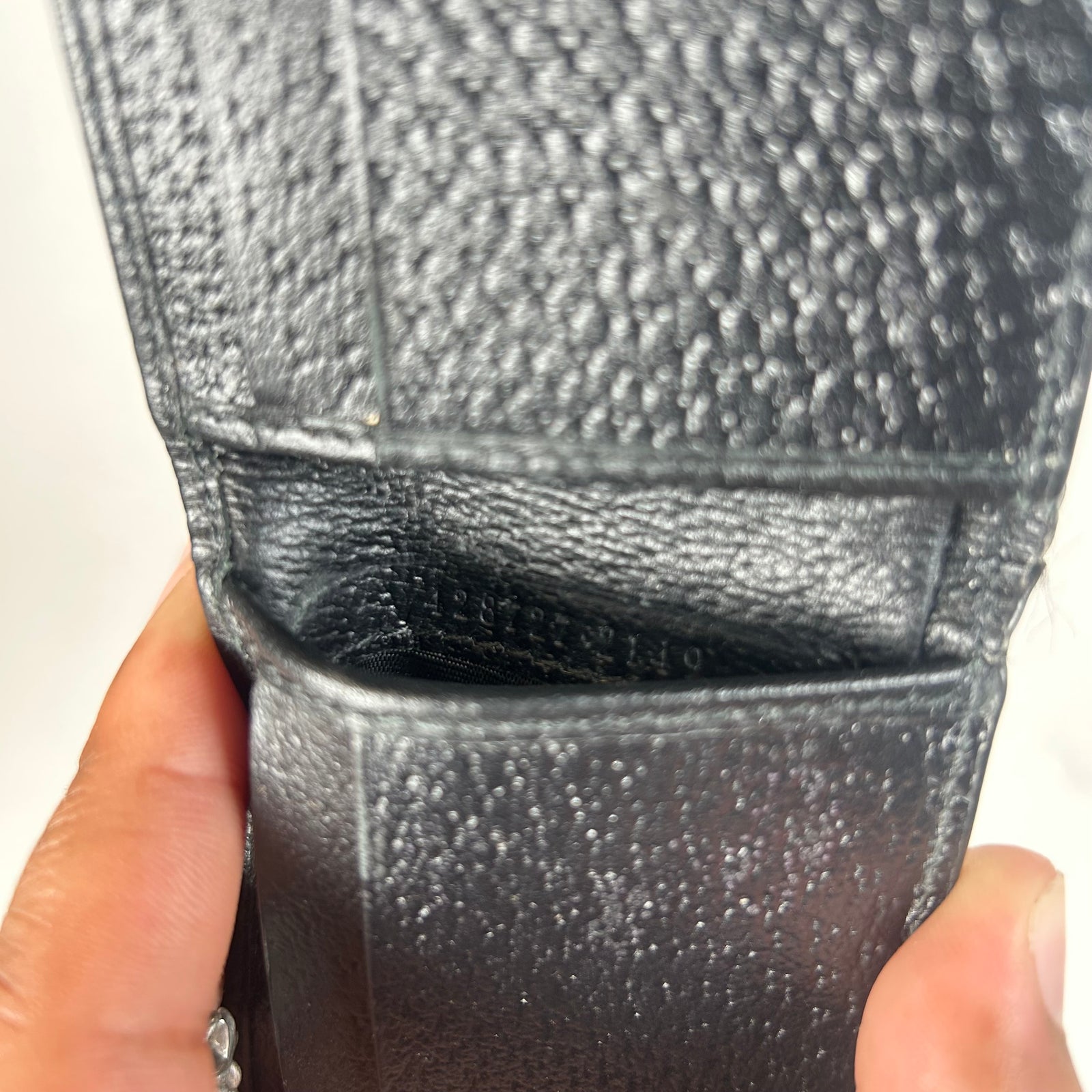 Gucci Black GG Marmont Leather Wallet