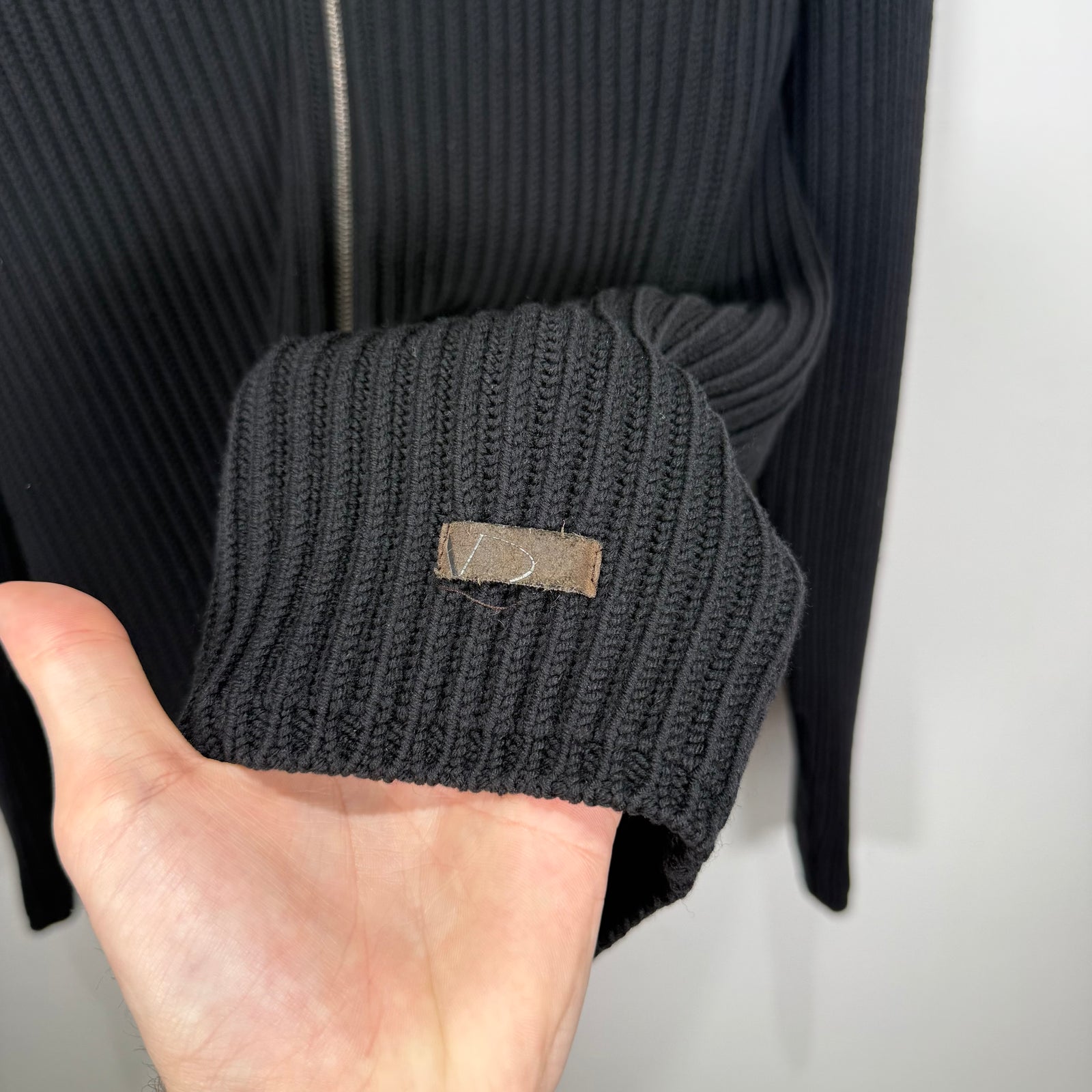 Valentino Knit Zip-Up Jacket Size L