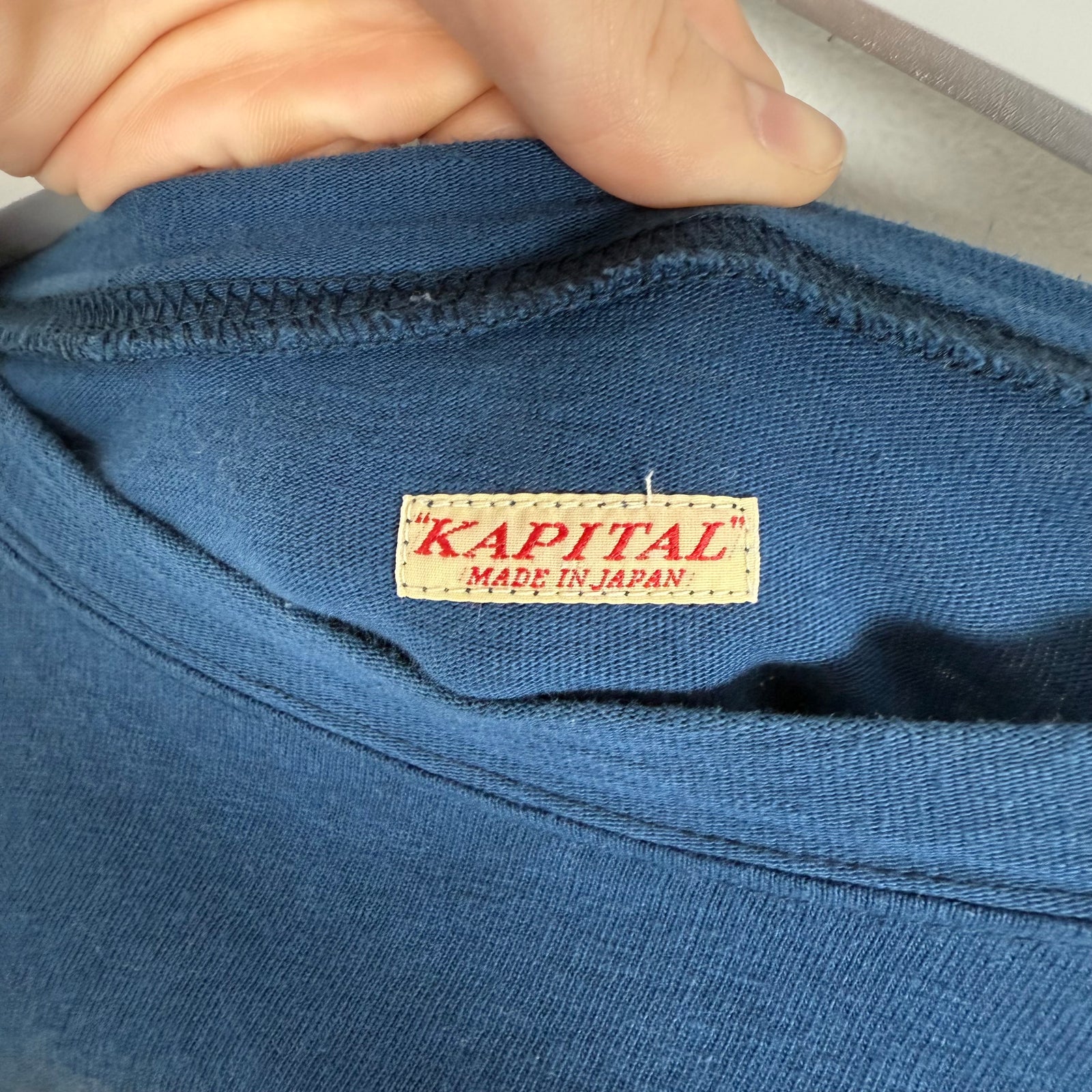 Kapital Smiley Face Jersey T-Shirt Size L