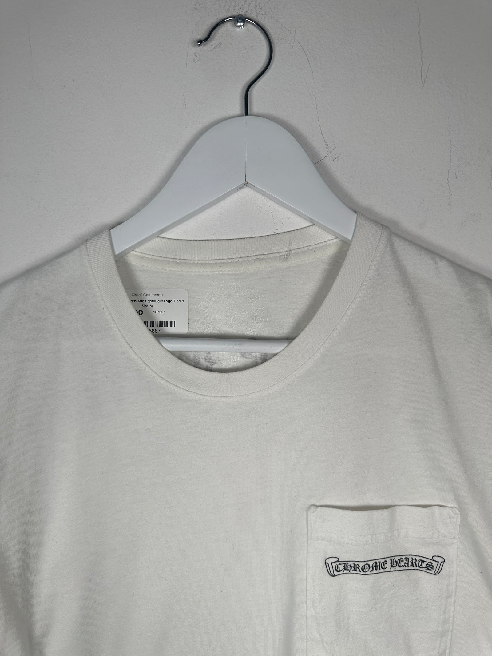 Chrome Hearts Back Spell-out Logo T-Shirt Size M