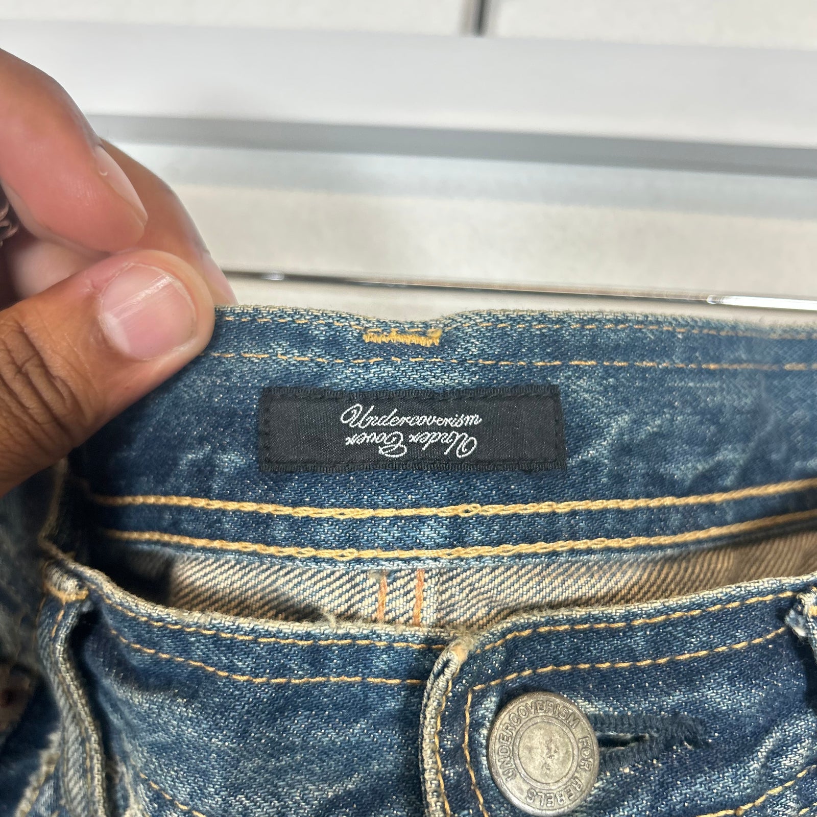 Undercover SS09 Neoboy Patti Smith Poem Jeans Size 2