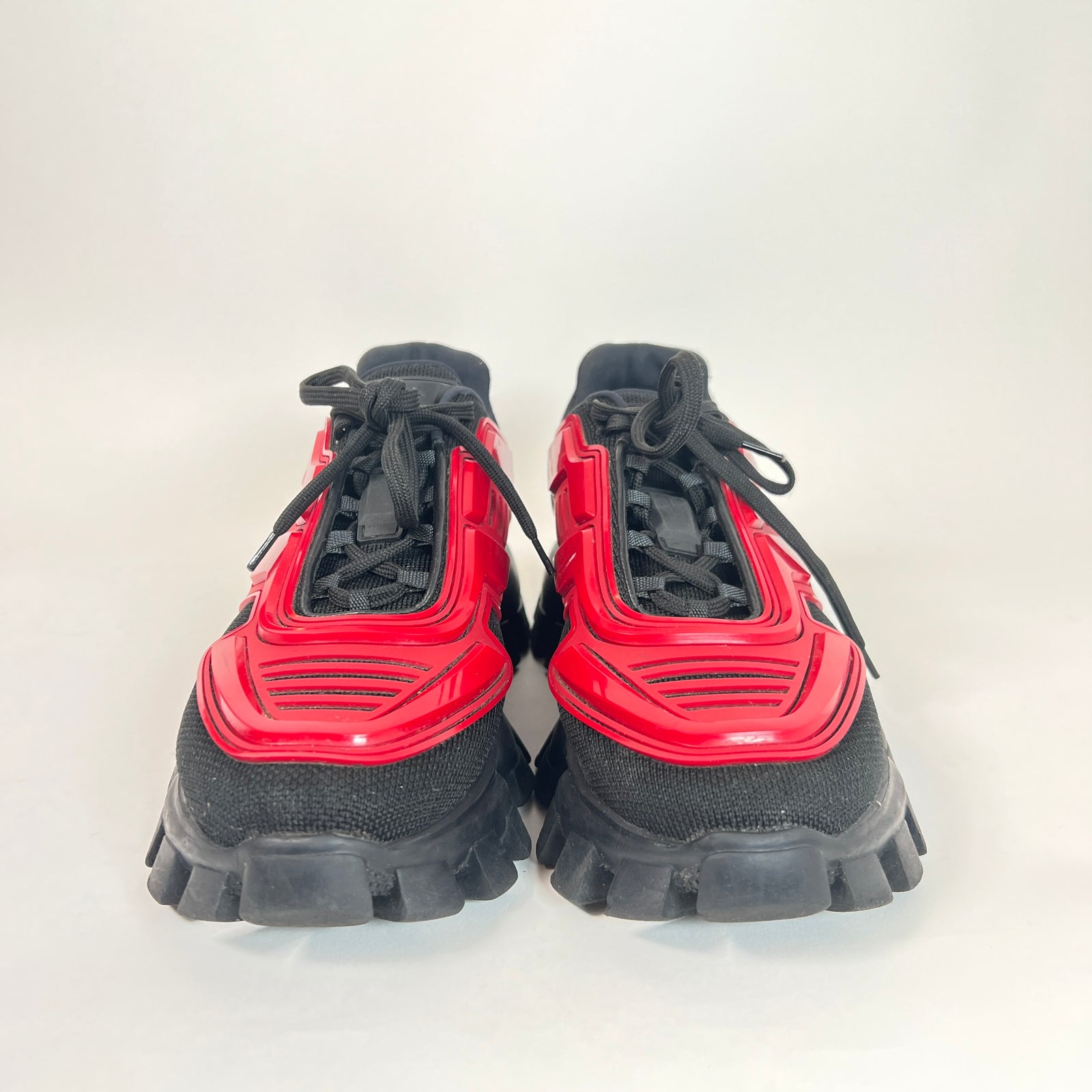 Prada Red/Black Cloudbust Thunder Sneakers Size 8