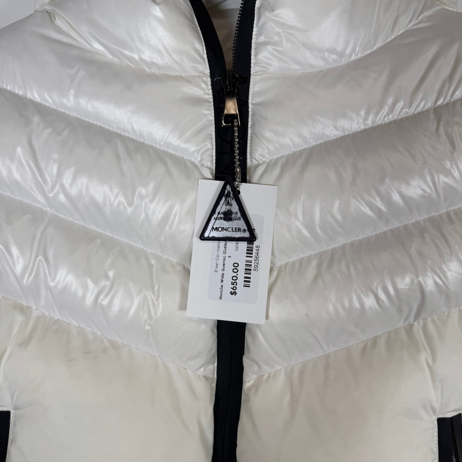 Moncler White Guenioc Giubbotto Jacket Size 3