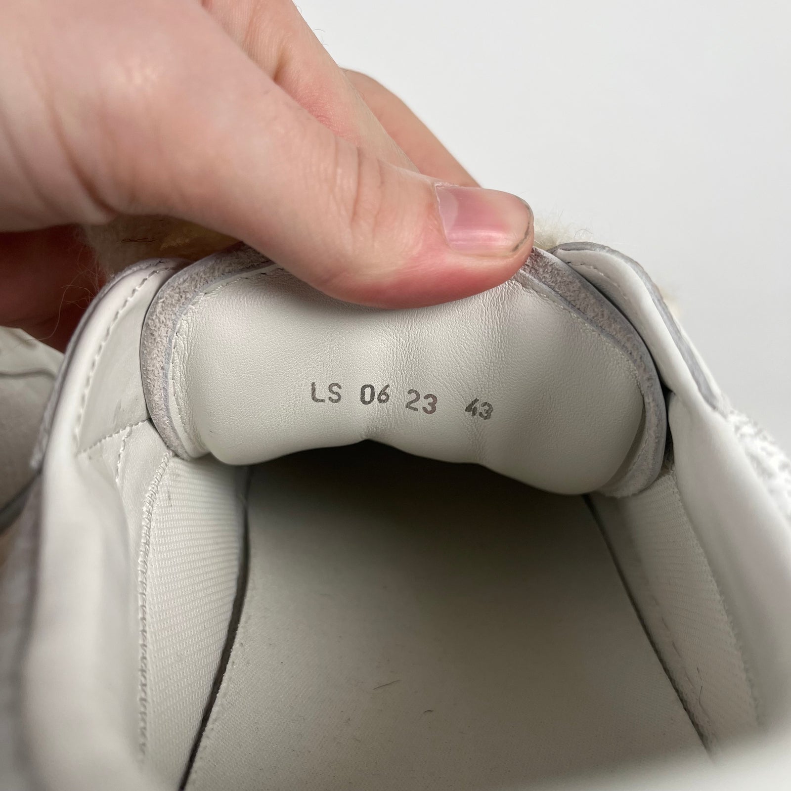 Dior White B33 Low-Tops Size 11