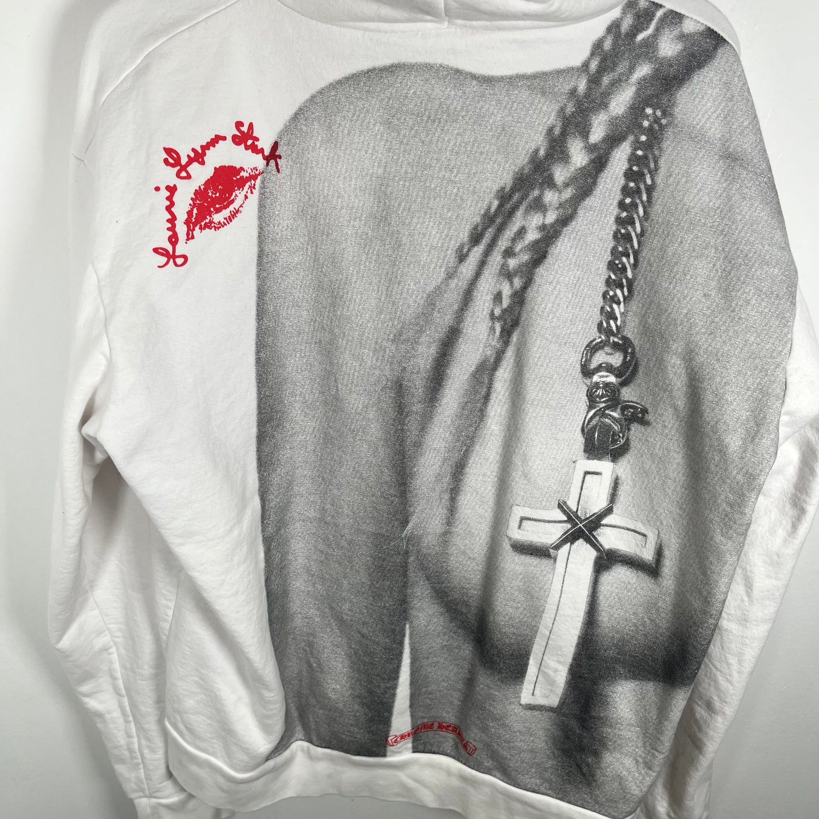 Chrome Hearts LLS 'Love You' White Hoodie Size M