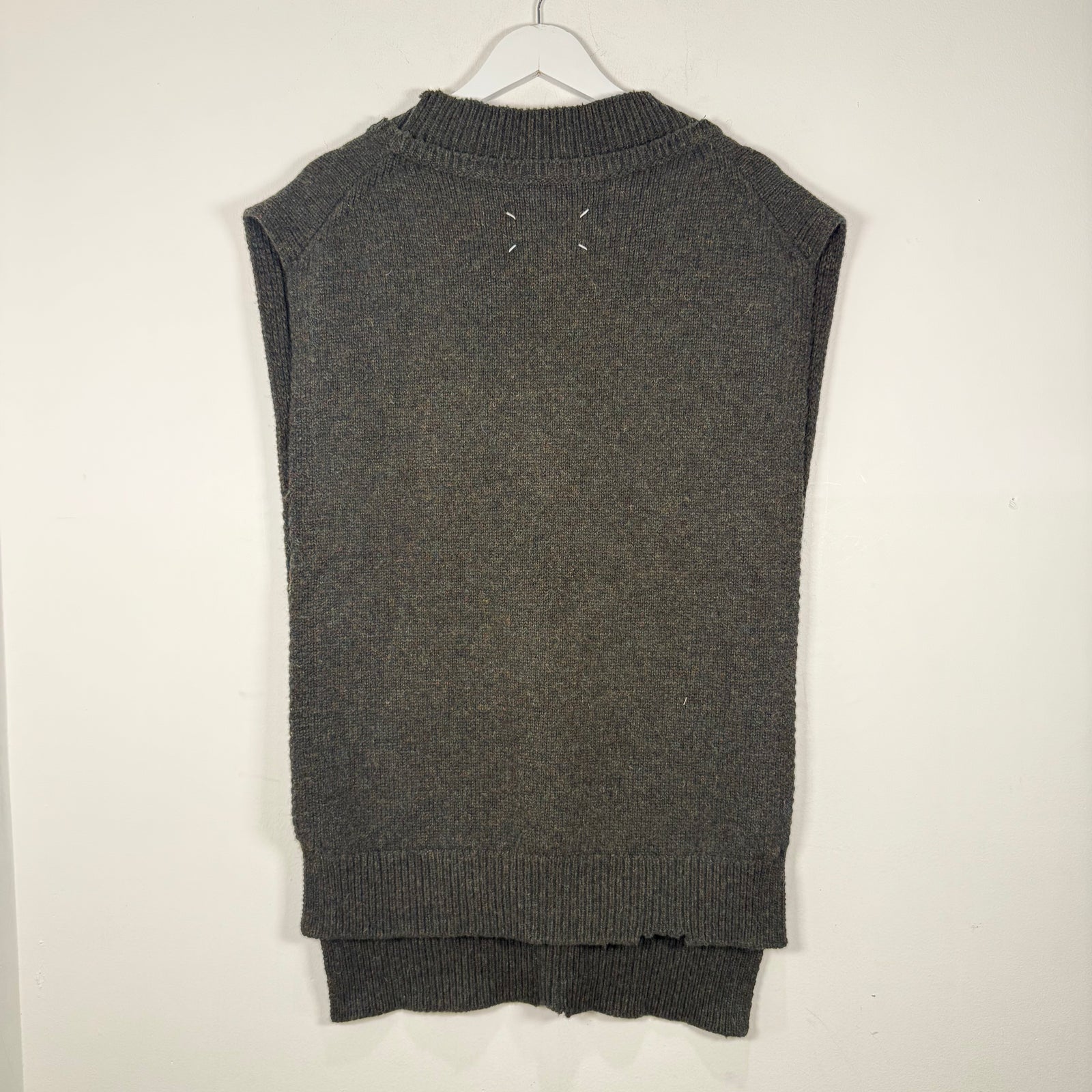 Maison Margiela V-Neck Wool Vest Size M
