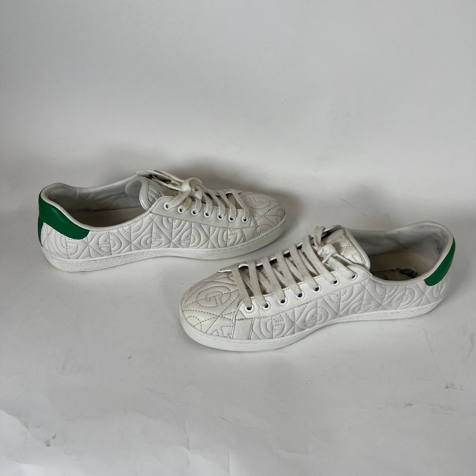 Gucci Green Ace Rhombus Sneaker Size 9