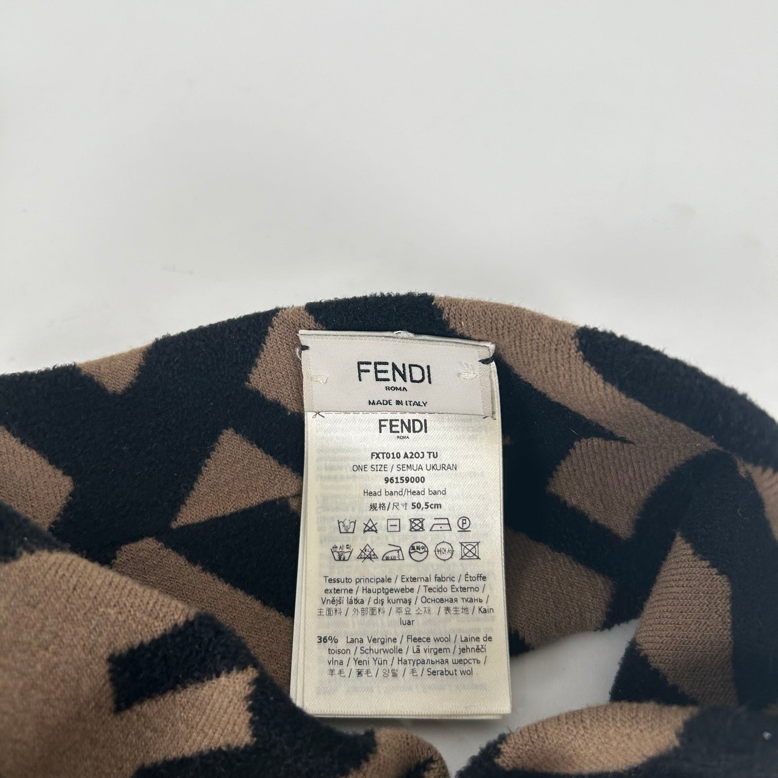Fendi Logo Headscarf