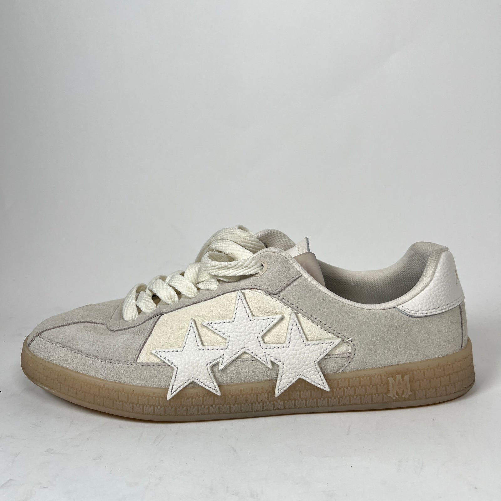 Amiri Birch Suede Pacific Stars Sneaker Size 43