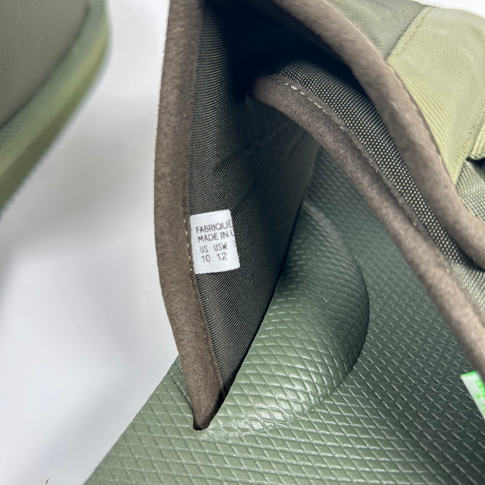 Suicoke Olive Green Kaw-Cab Sandals Size 10