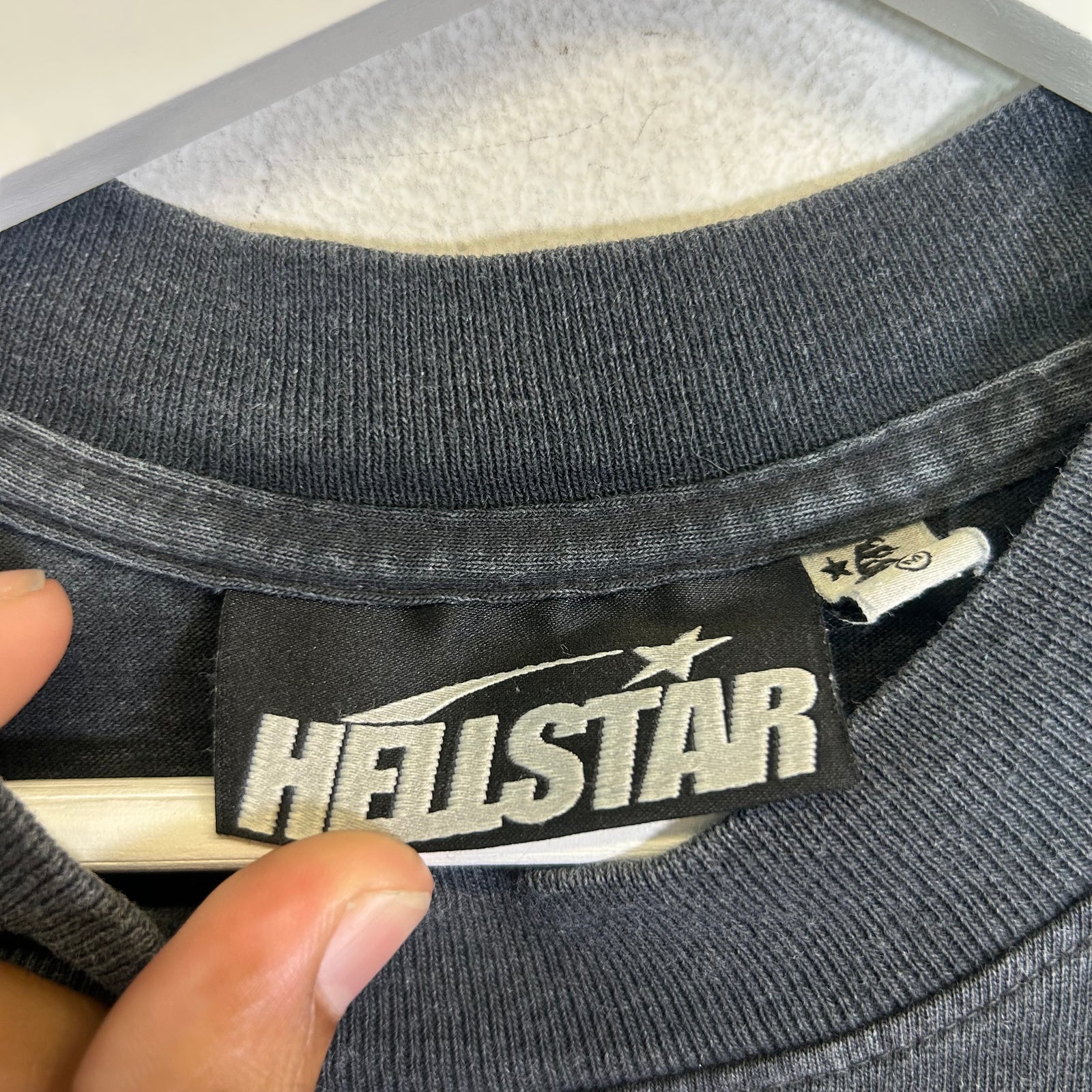 Hellstar Black Classic Logo T-Shirt Size M