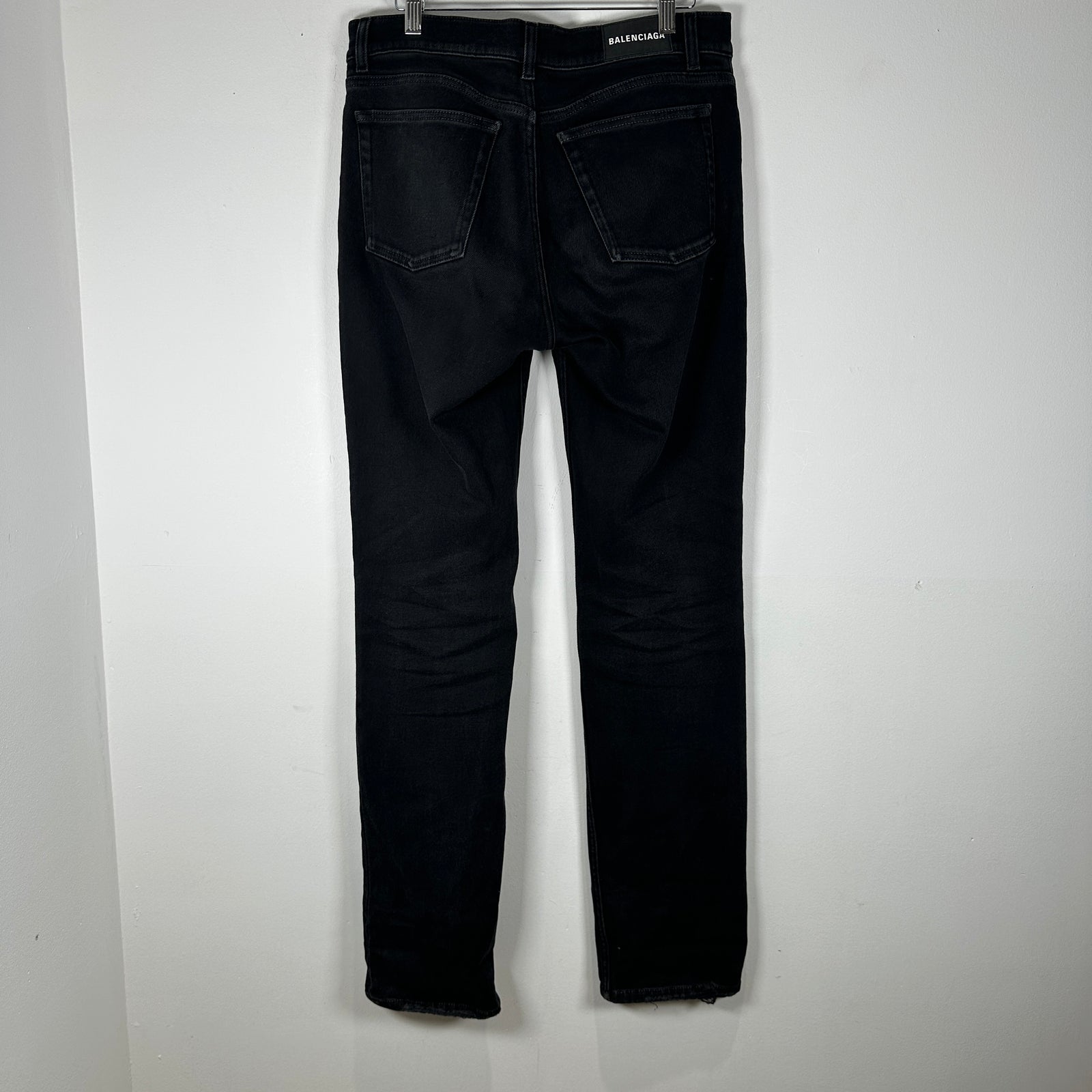 Balenciaga Black Wash Jeans Size 32