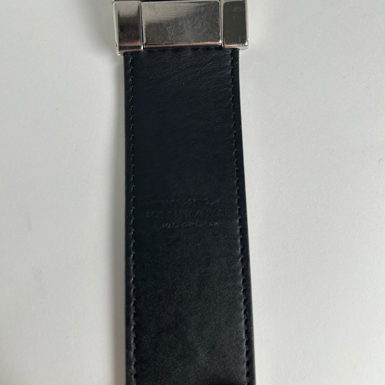 MCM MisMatch Black Reversible Belt Size 48