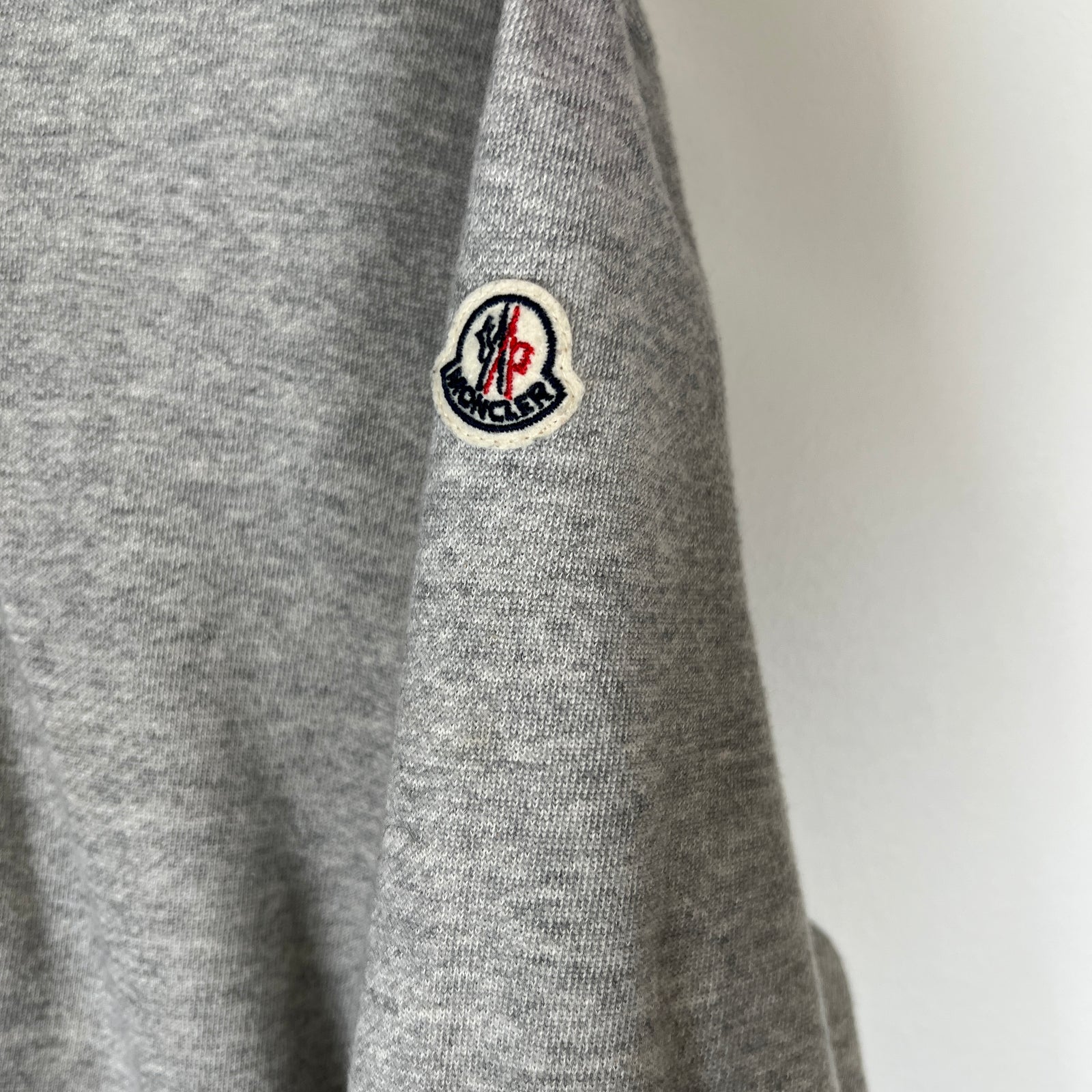Moncler Grey Maglia Zip Up Hoodie