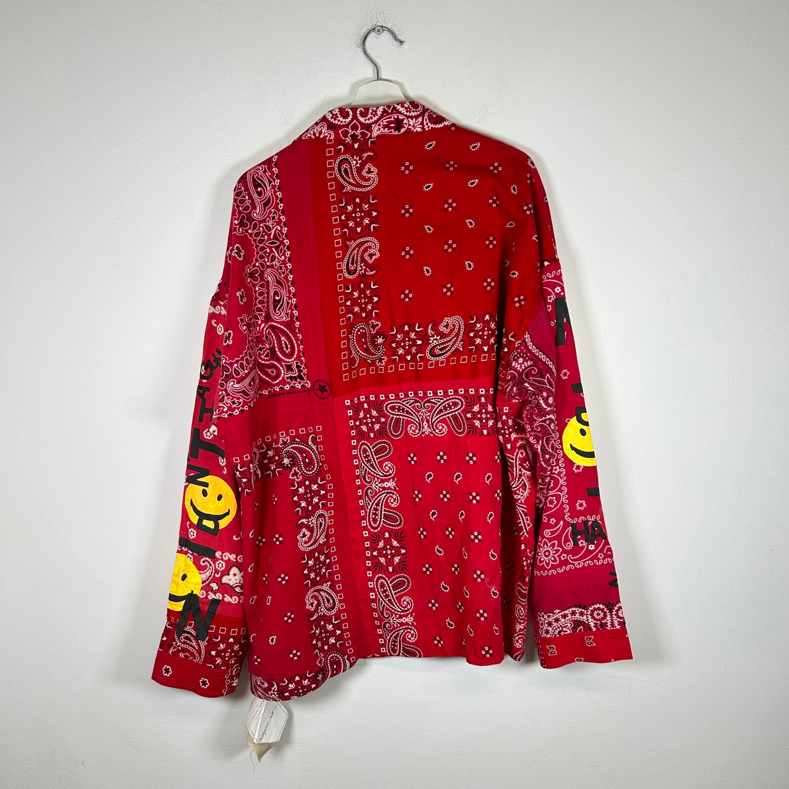 Readymade Red Bandana Longsleeve 'Sleeping Shirt' Size 4