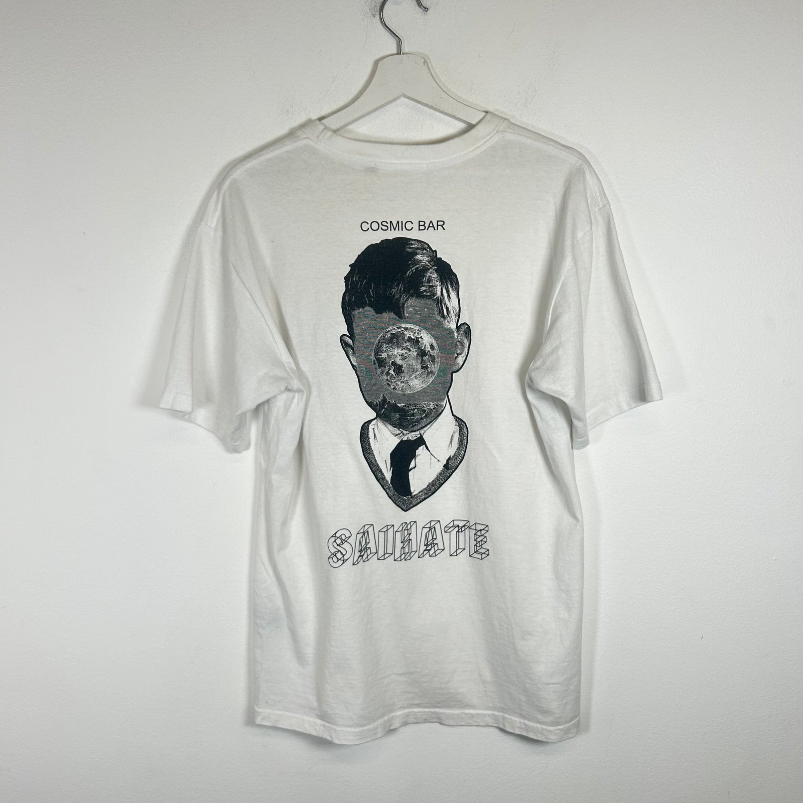 Undercover White Cosmic Bar T-shirt Size 2