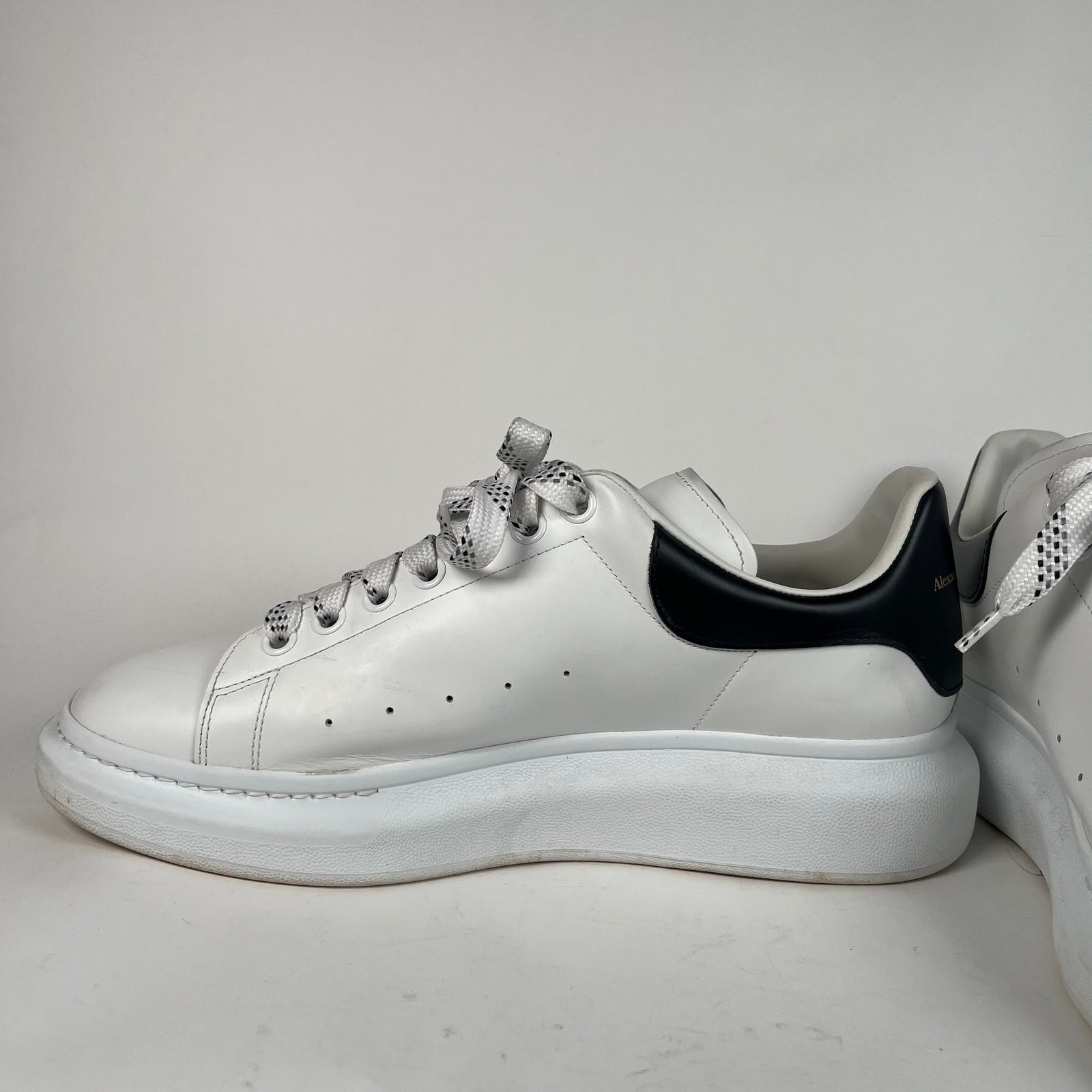 Alexander McQueen B&W Classic Sneakers Size 44